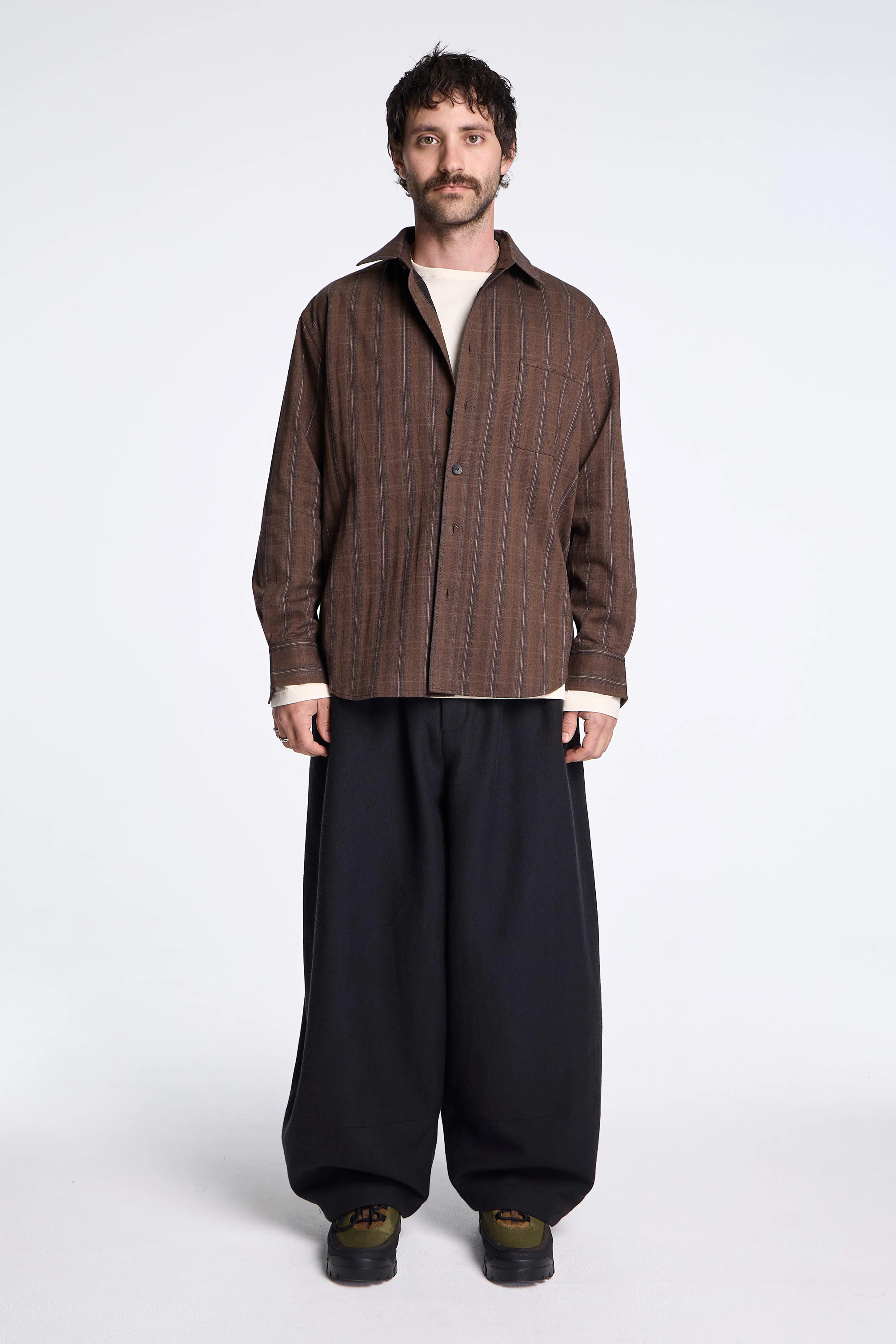 Easy Shirt Umber Stripe - Image 2