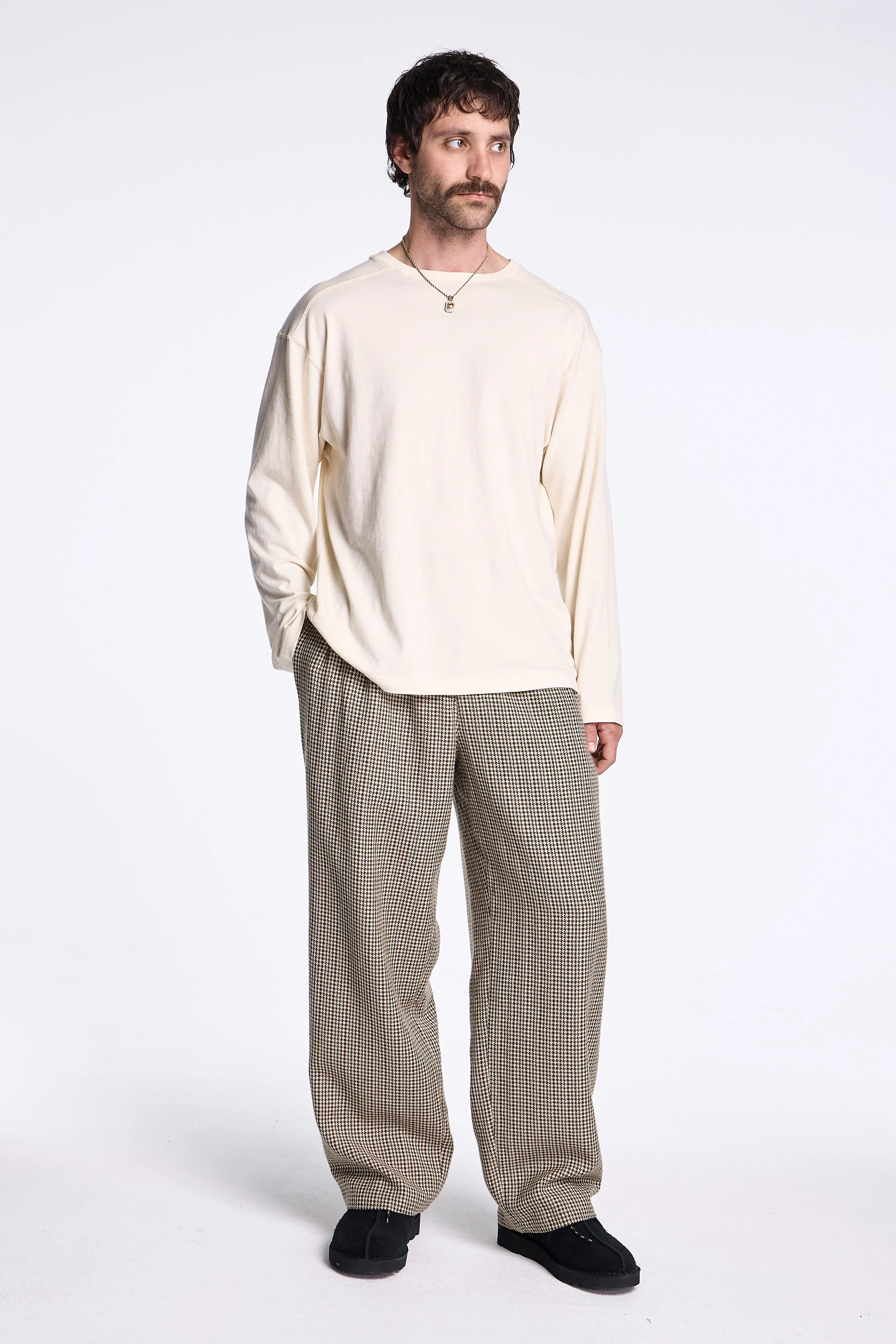 Long Sleeve Arc Tee Natural
