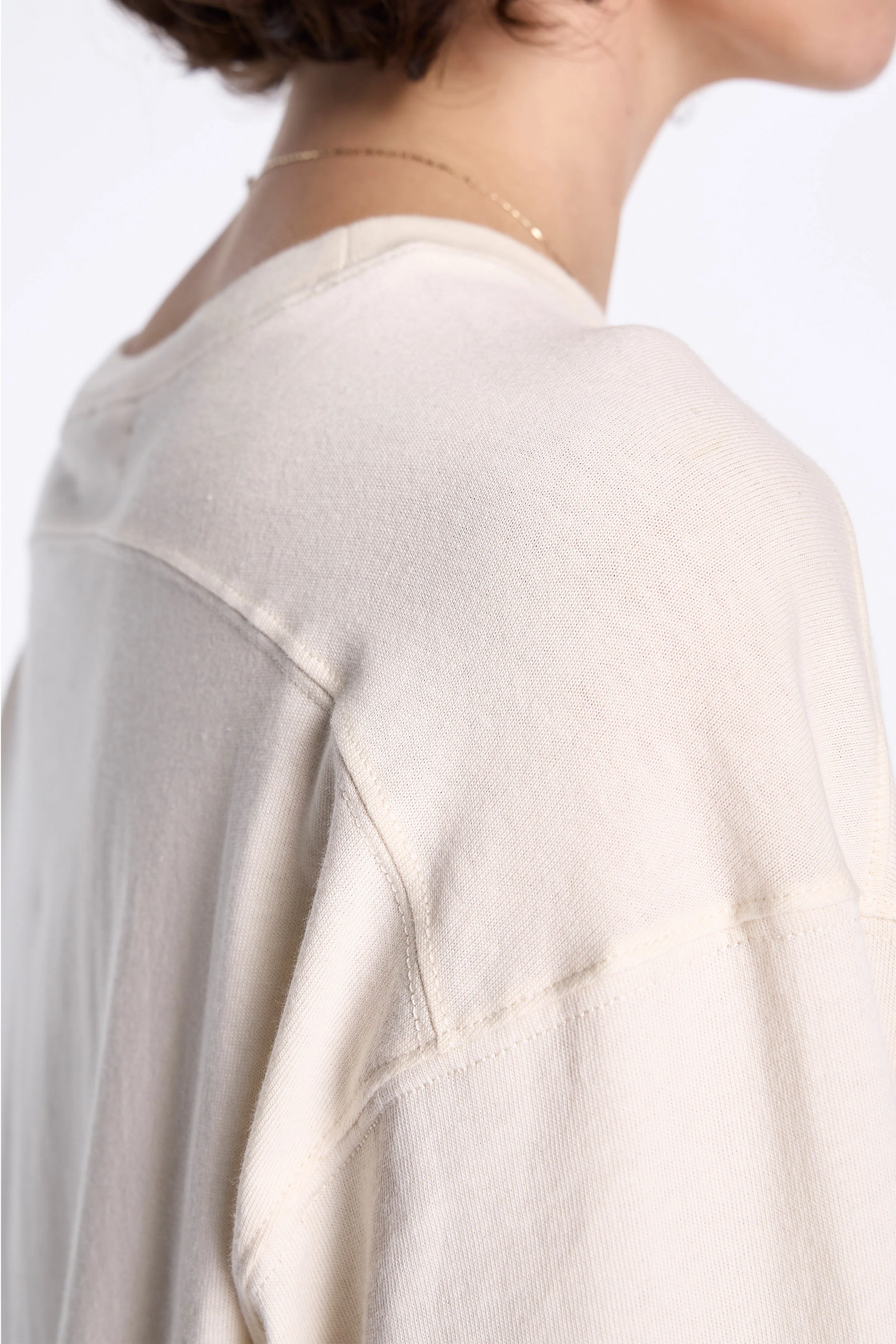 Long Sleeve Arc Tee Natural - Image 3
