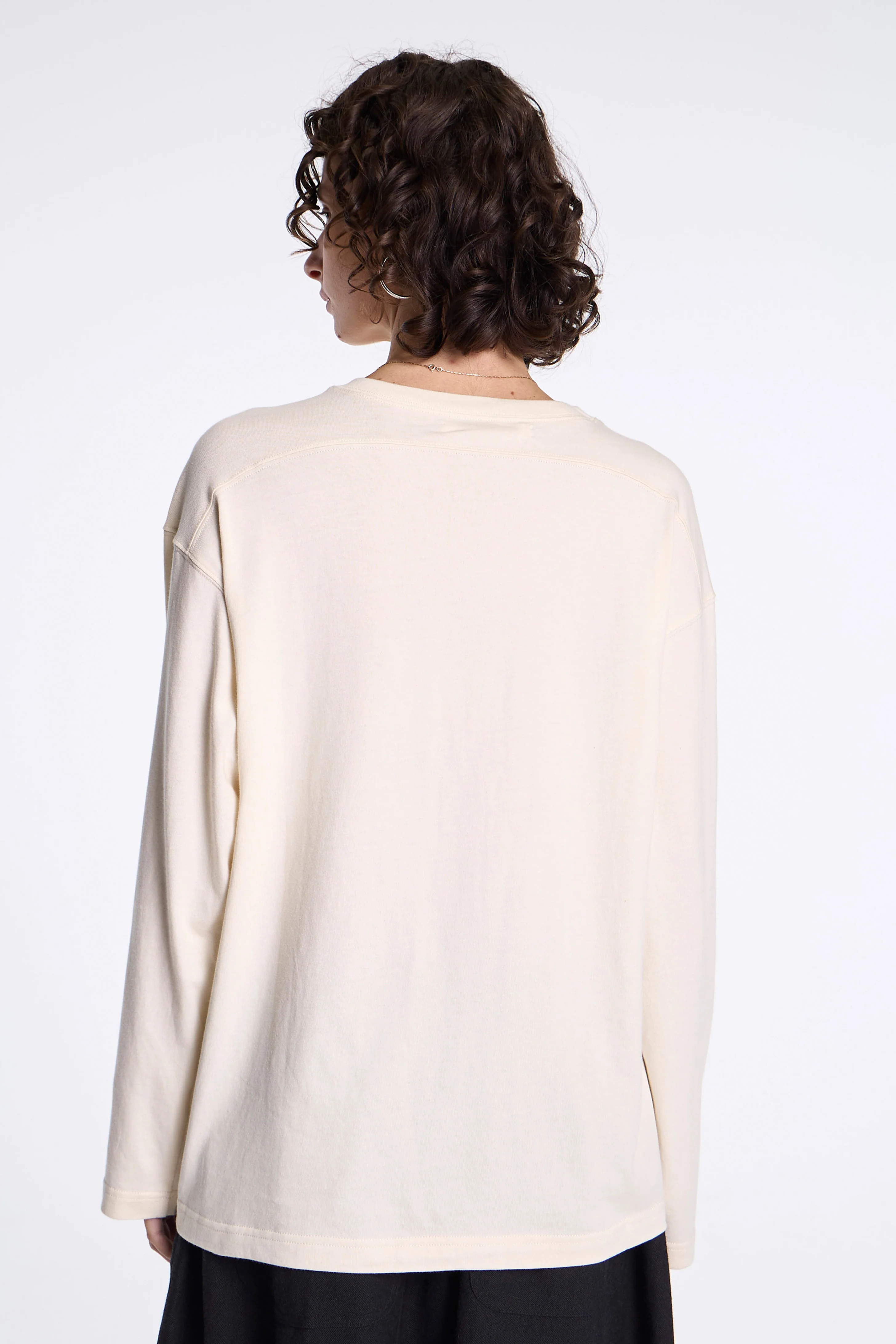 Long Sleeve Arc Tee Natural - Image 4