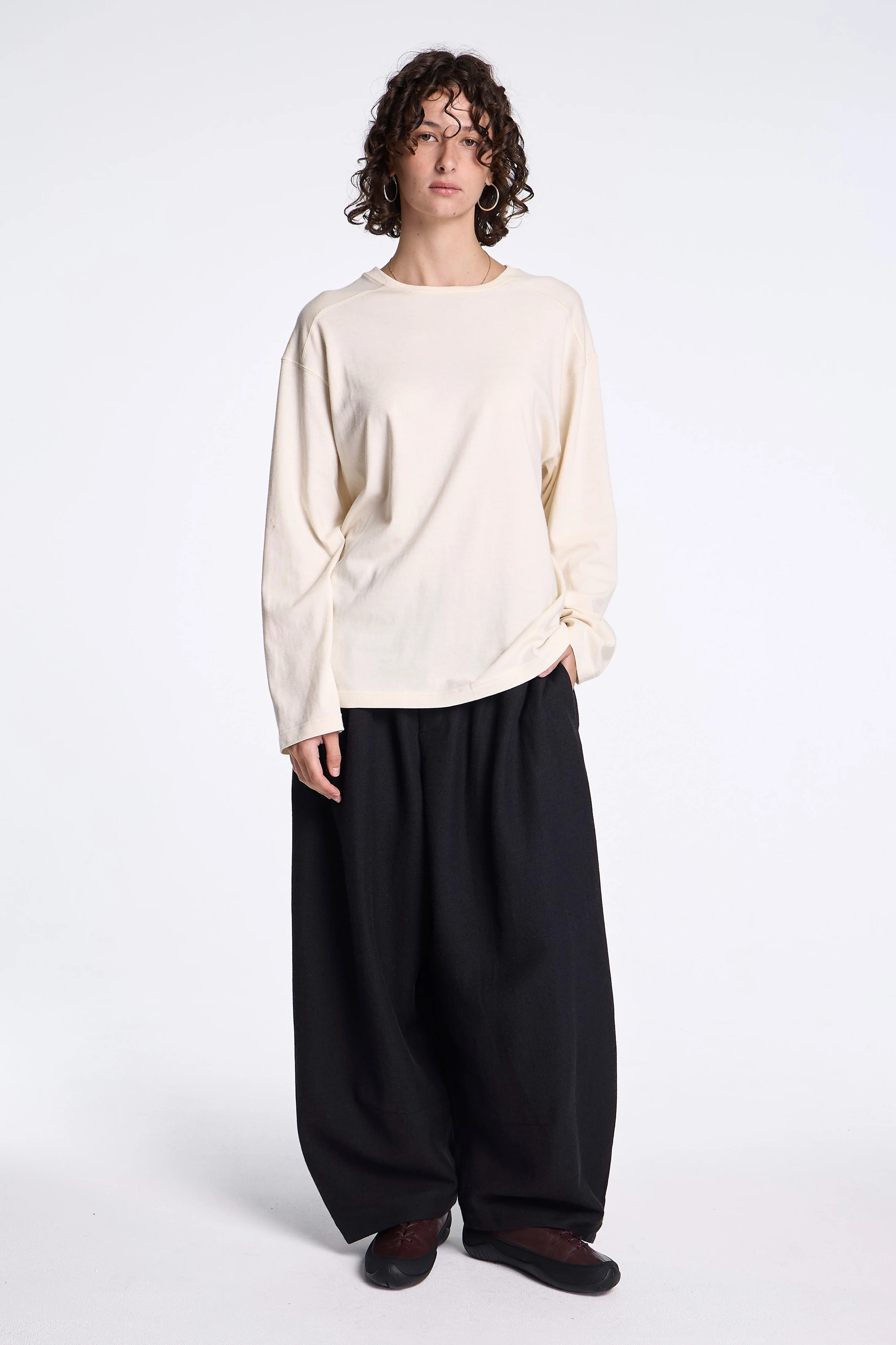 Long Sleeve Arc Tee Natural - Image 5