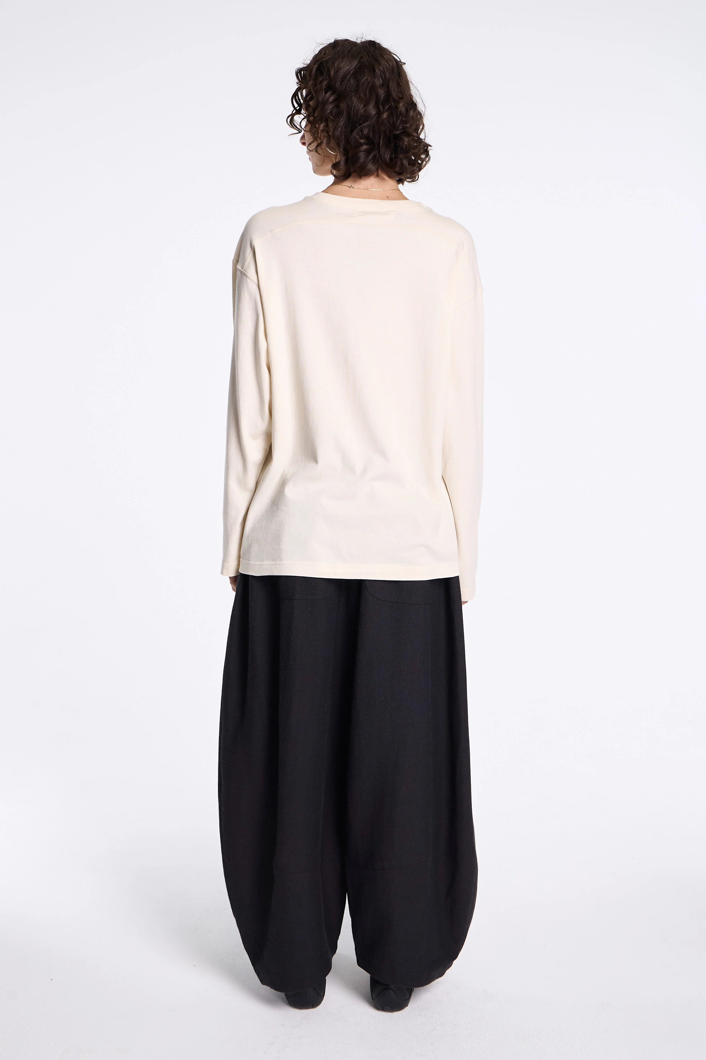 Long Sleeve Arc Tee Natural - Image 6