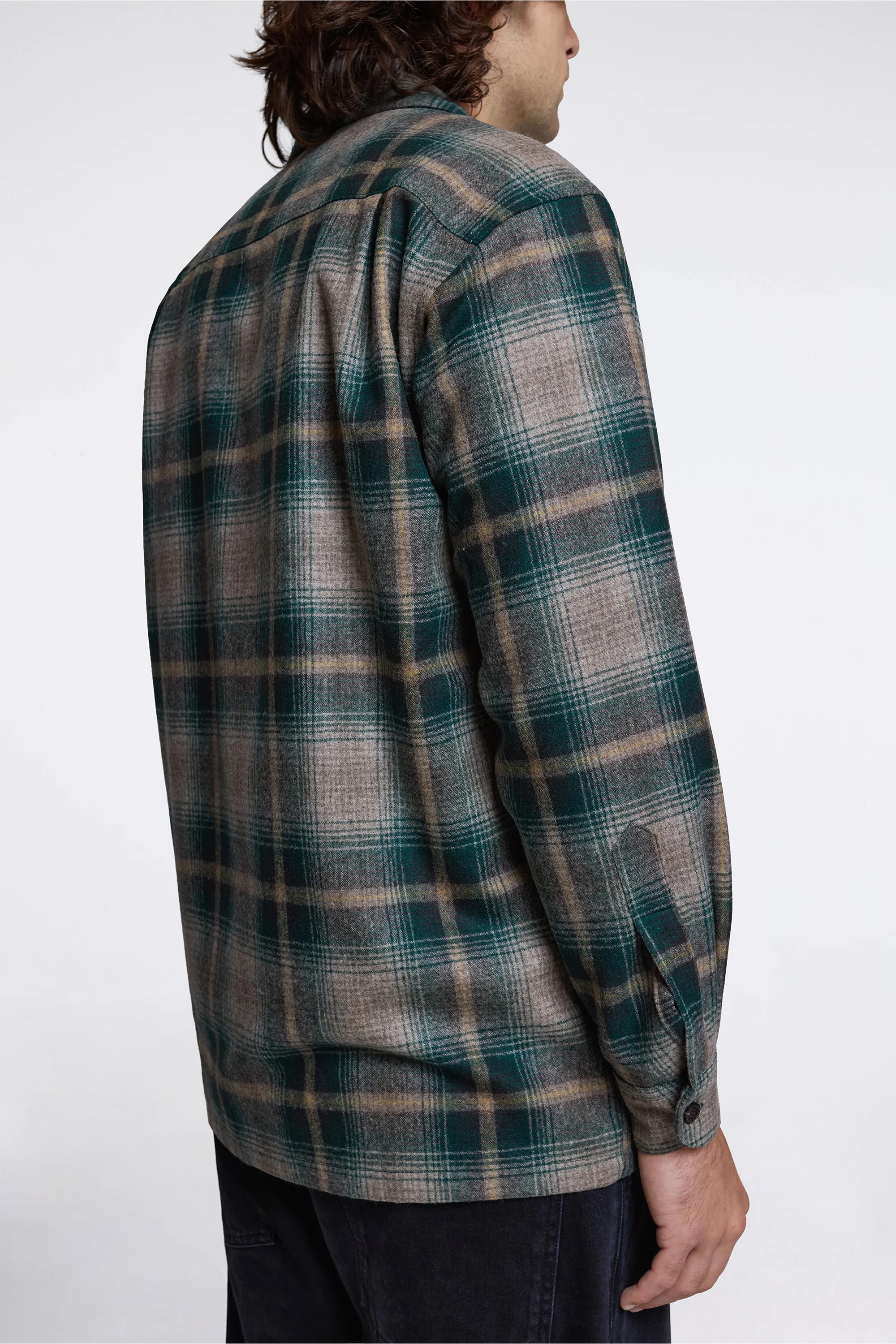 Board Shirt Green/Brown Ombre - Image 4