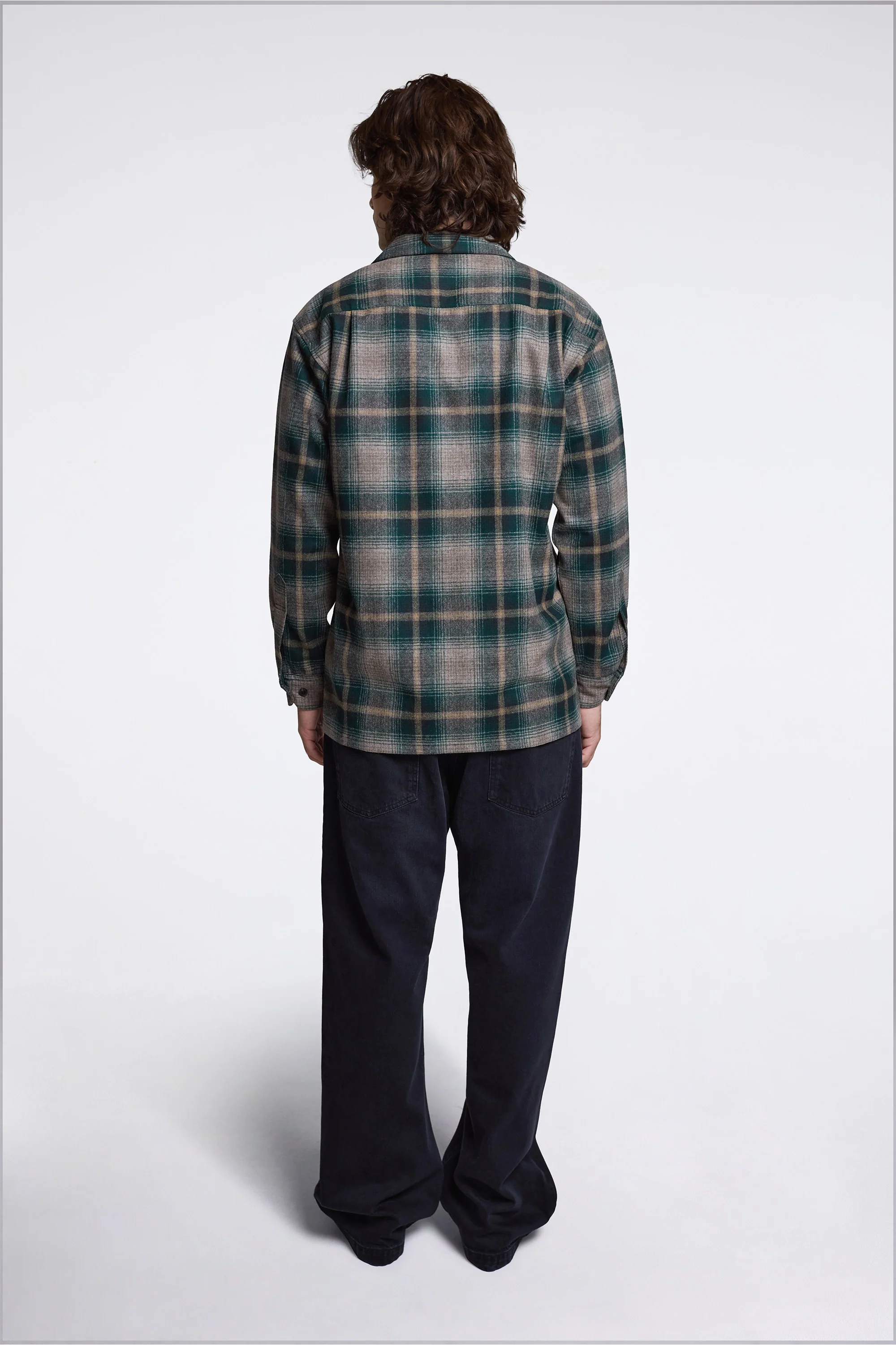 Board Shirt Green/Brown Ombre - Image 6