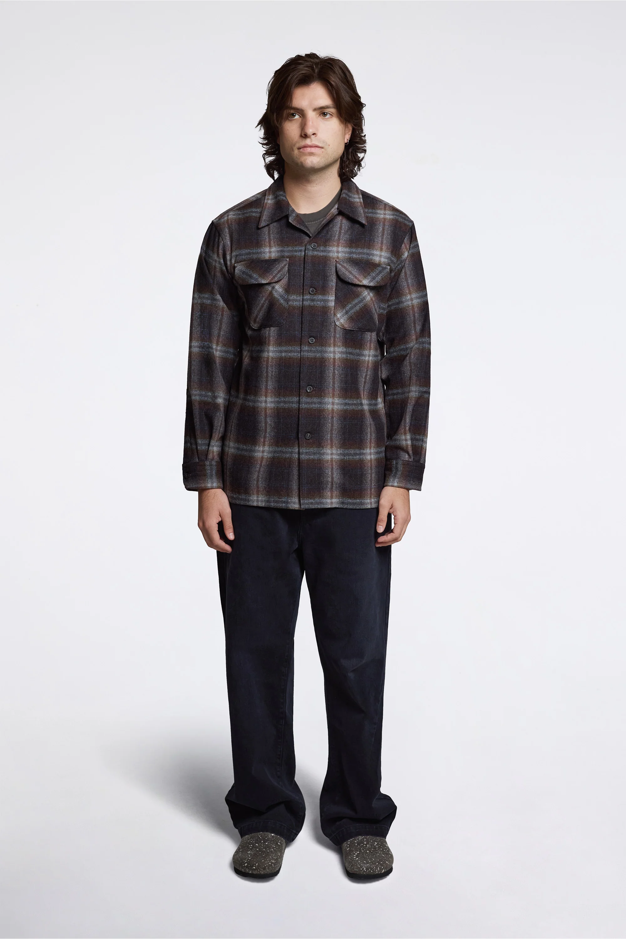 Board Shirt Grey Mix Multi Ombre