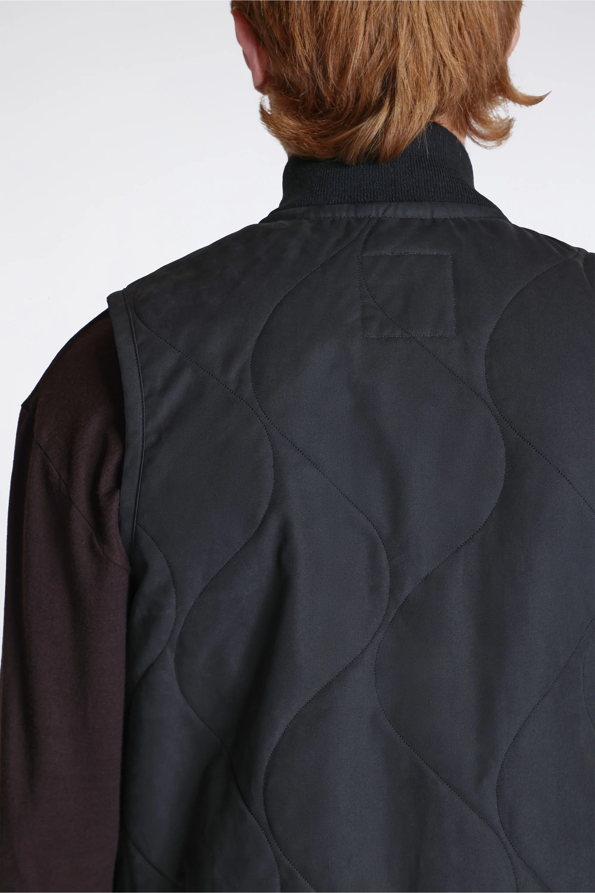Bomber Gilet Mens Black - Image 6