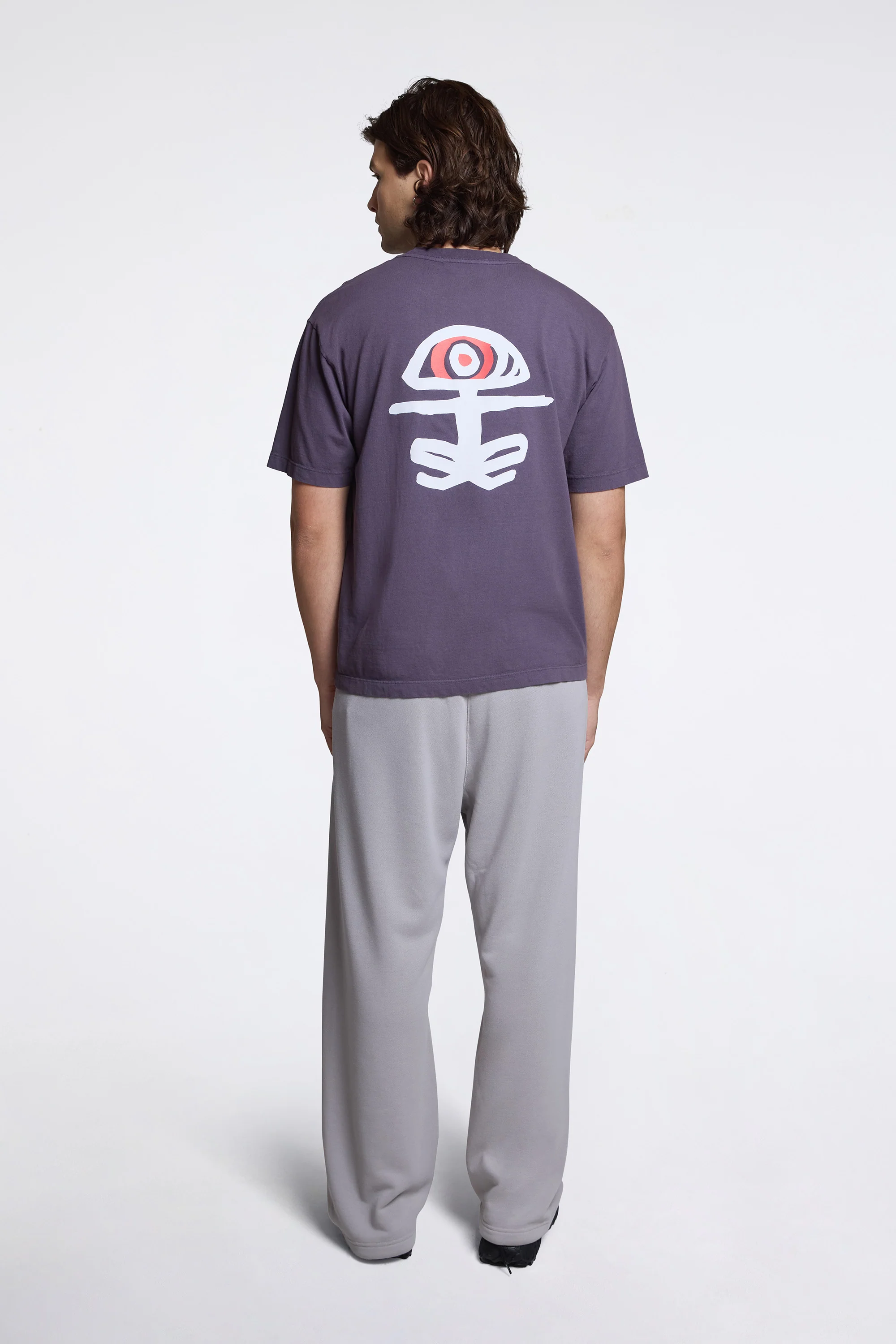 California Cotton Tee Log Off Vintage Plum - Image 6