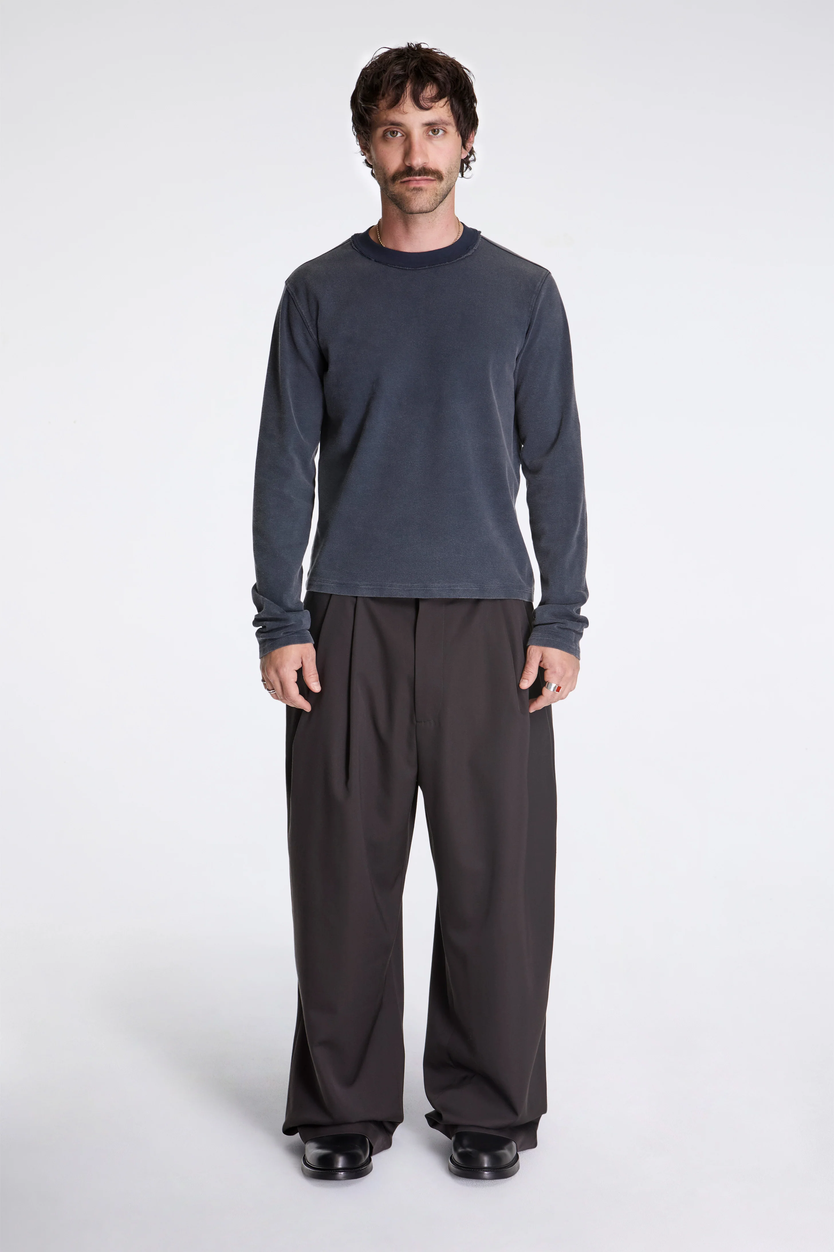 Suit Pants Faded Black