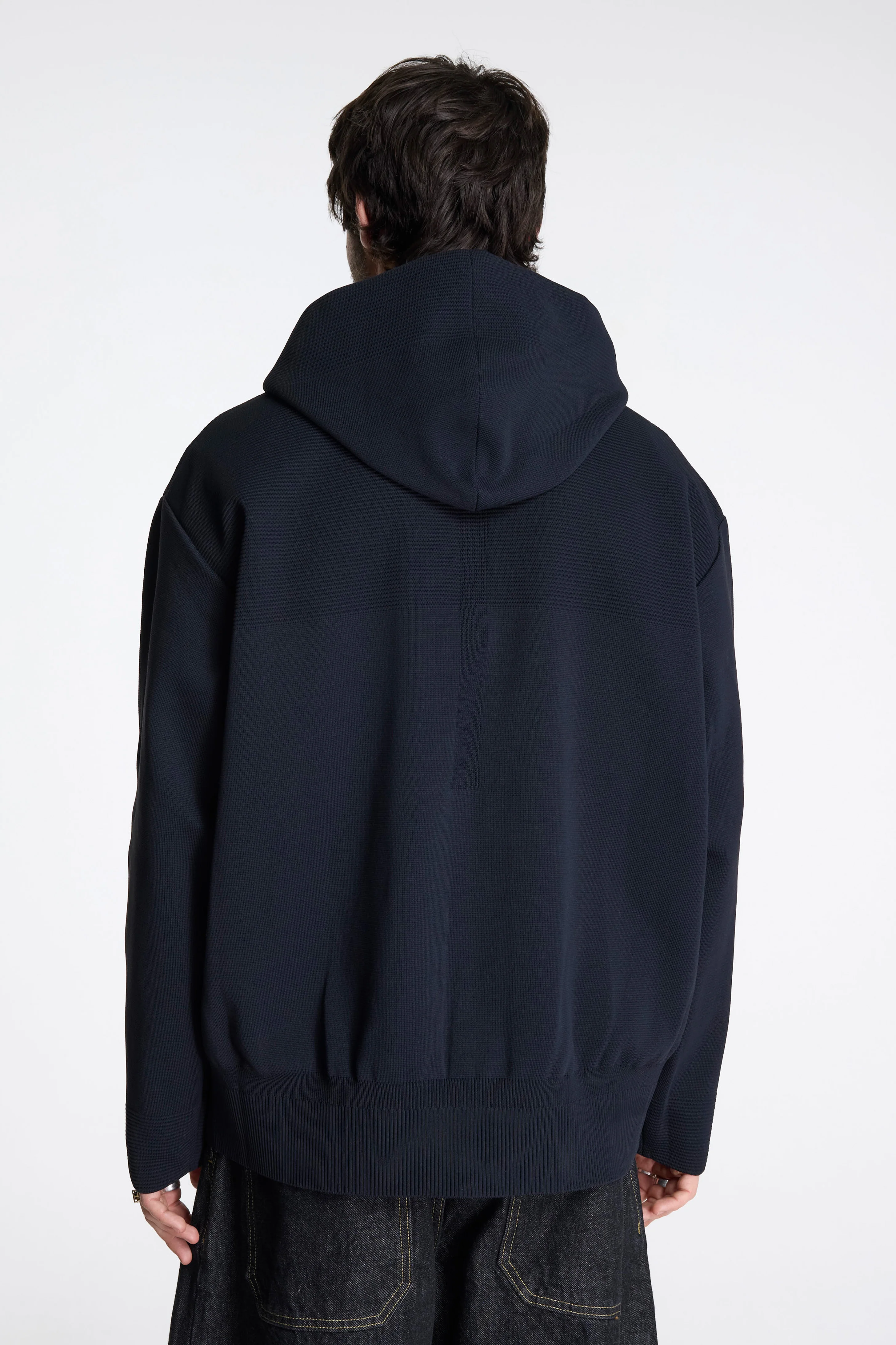 Milan Hoodie Jacket Black - Image 4