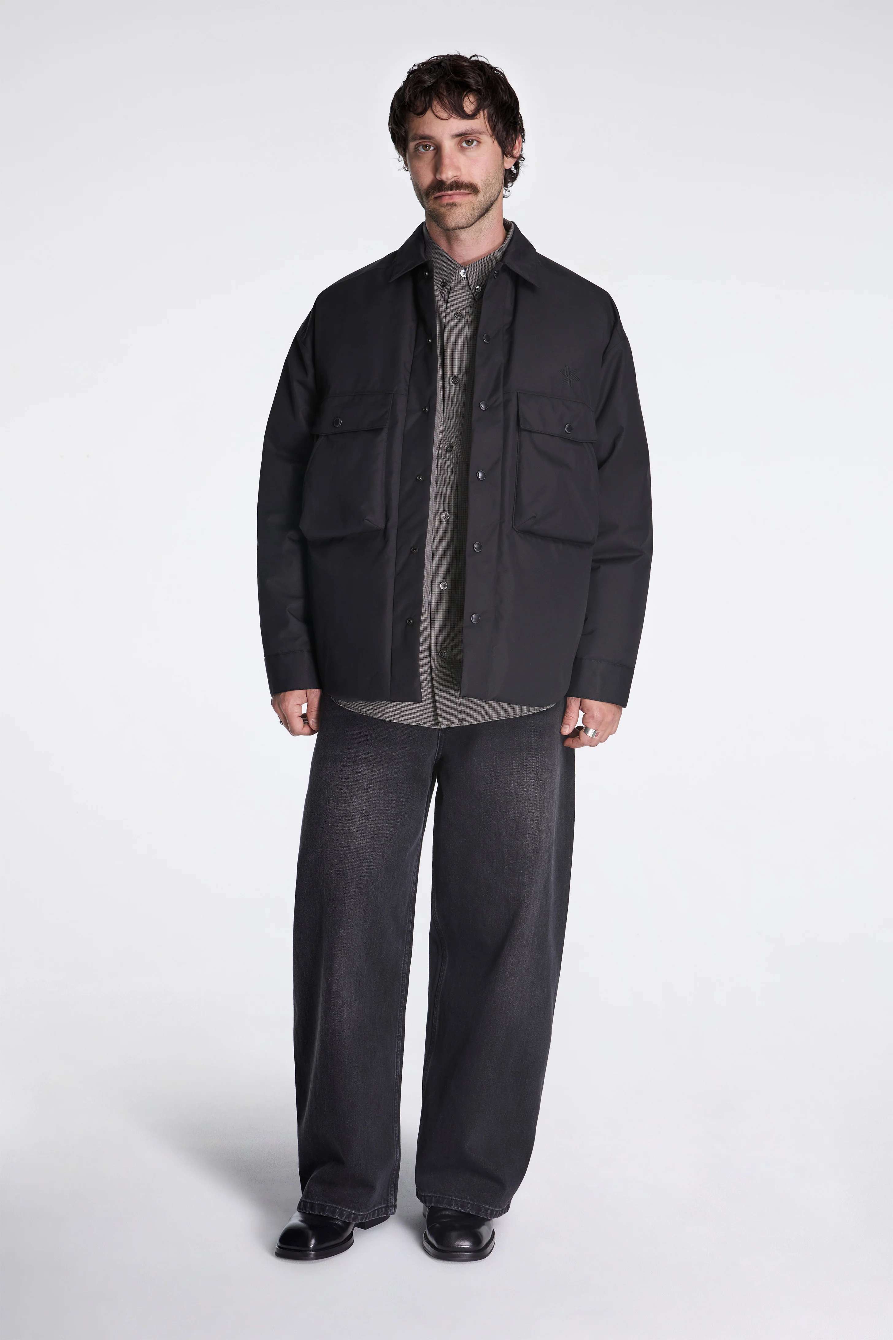 Goldwin Windstopper Double Layer Shirt Black