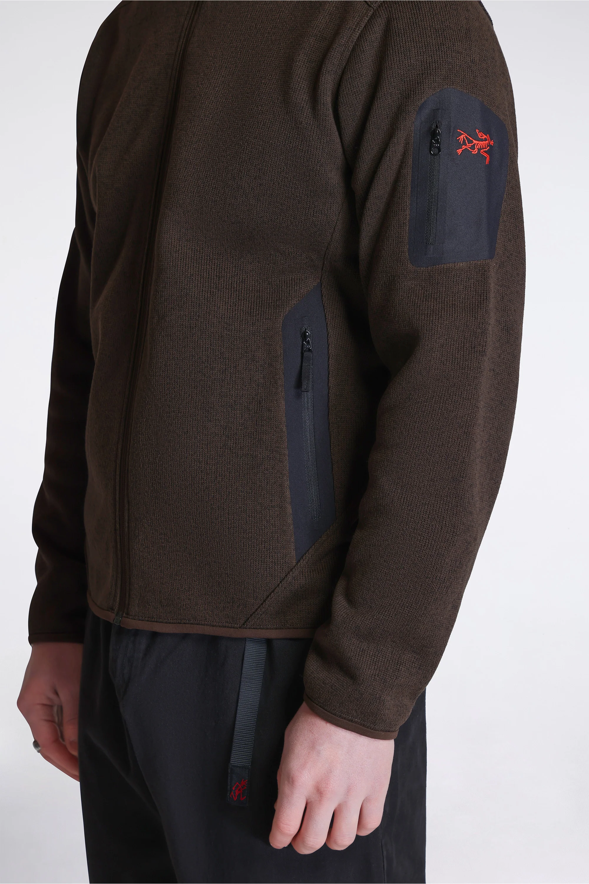 Covert Cardigan M Carob Heather / Black - Image 4