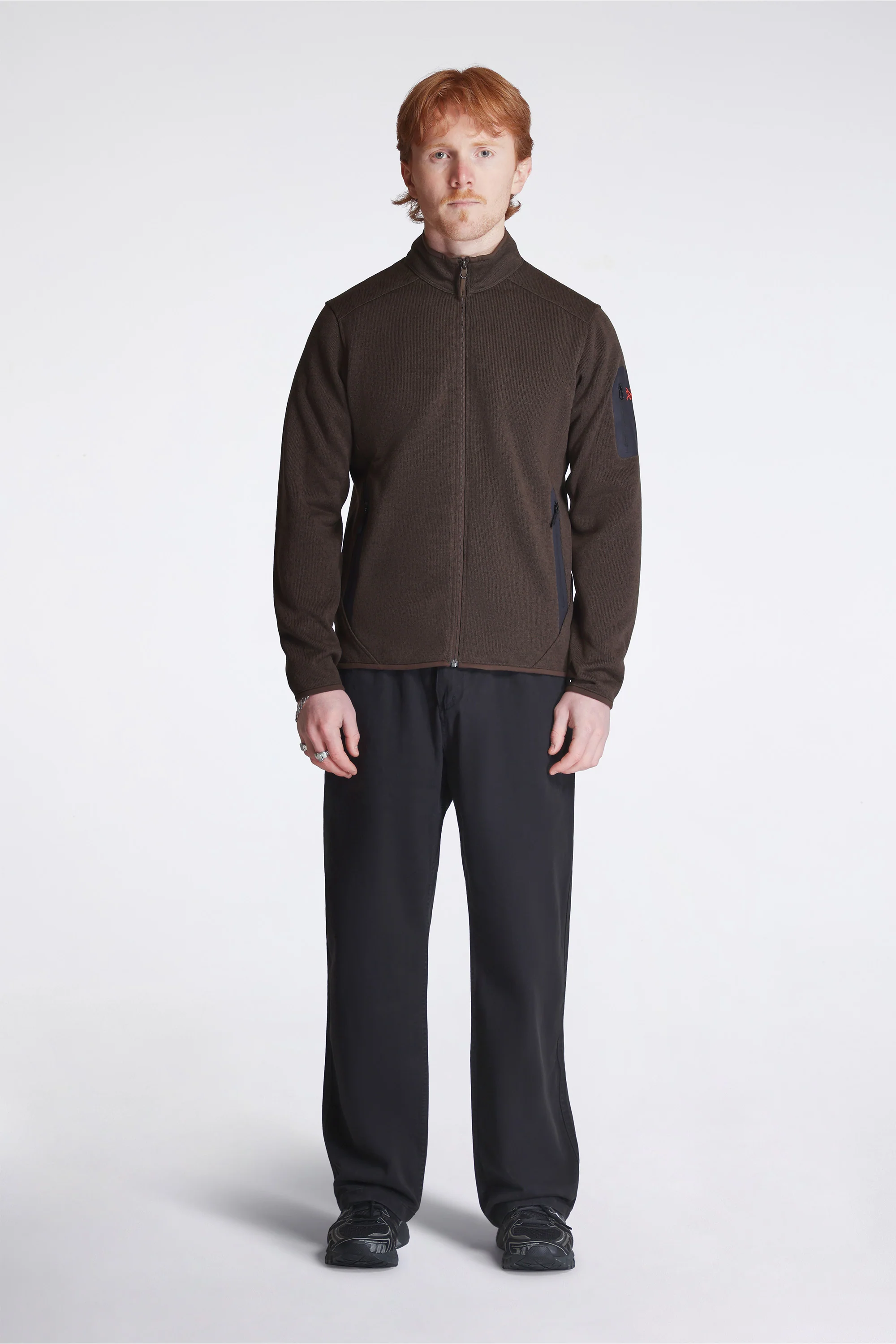 Covert Cardigan M Carob Heather / Black - Image 7