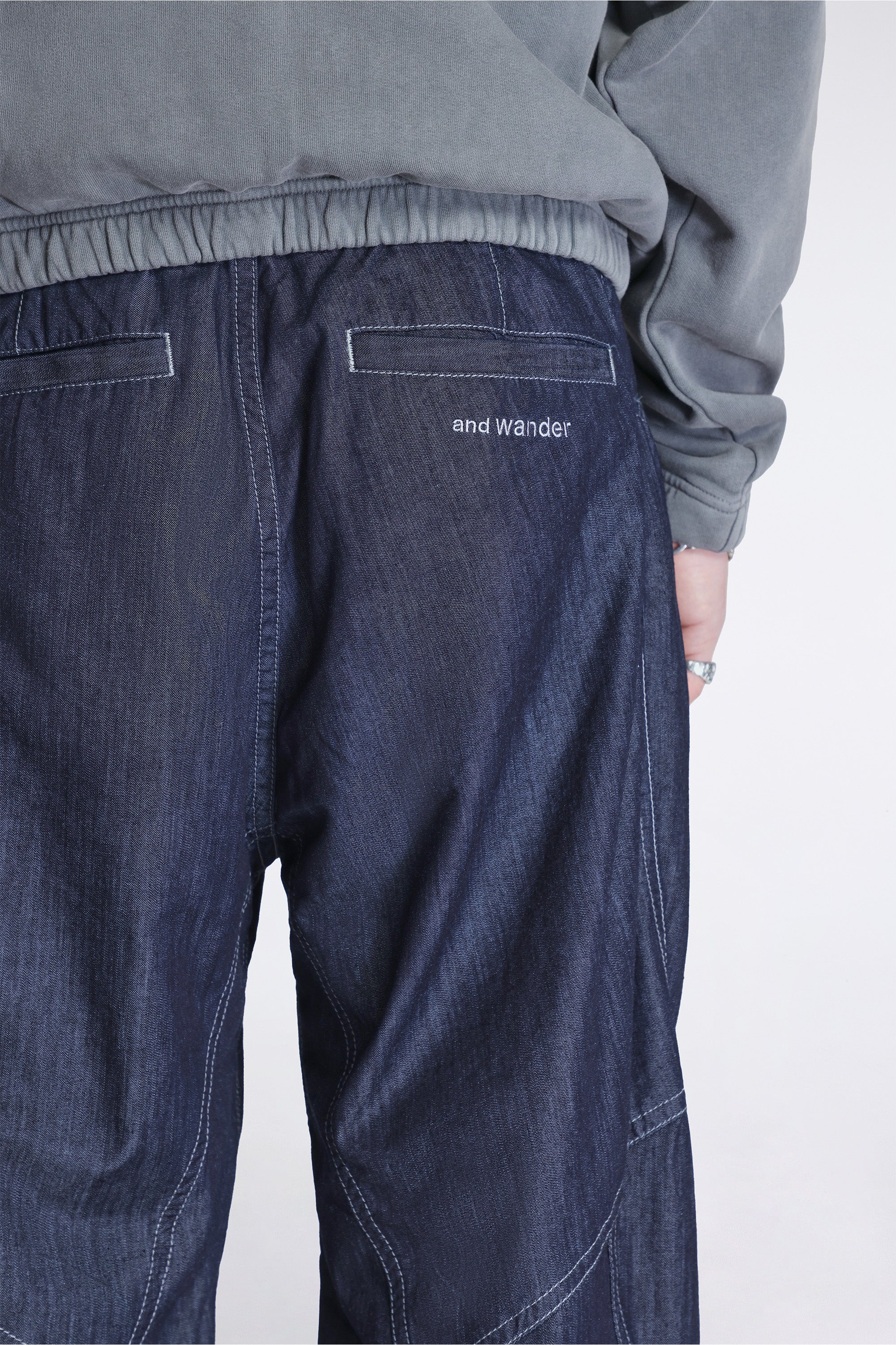 Dry Easy Denim Wide Pant Navy - Image 3