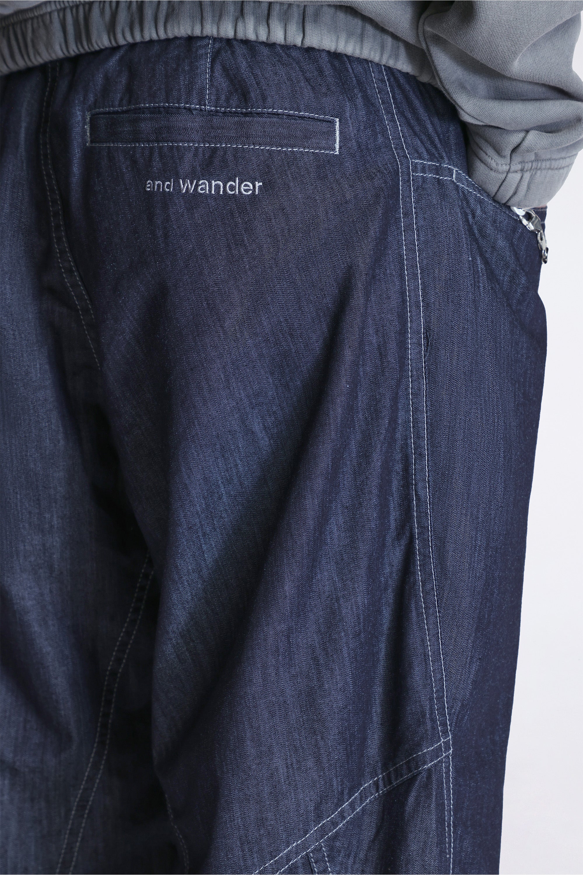 Dry Easy Denim Wide Pant Navy - Image 4