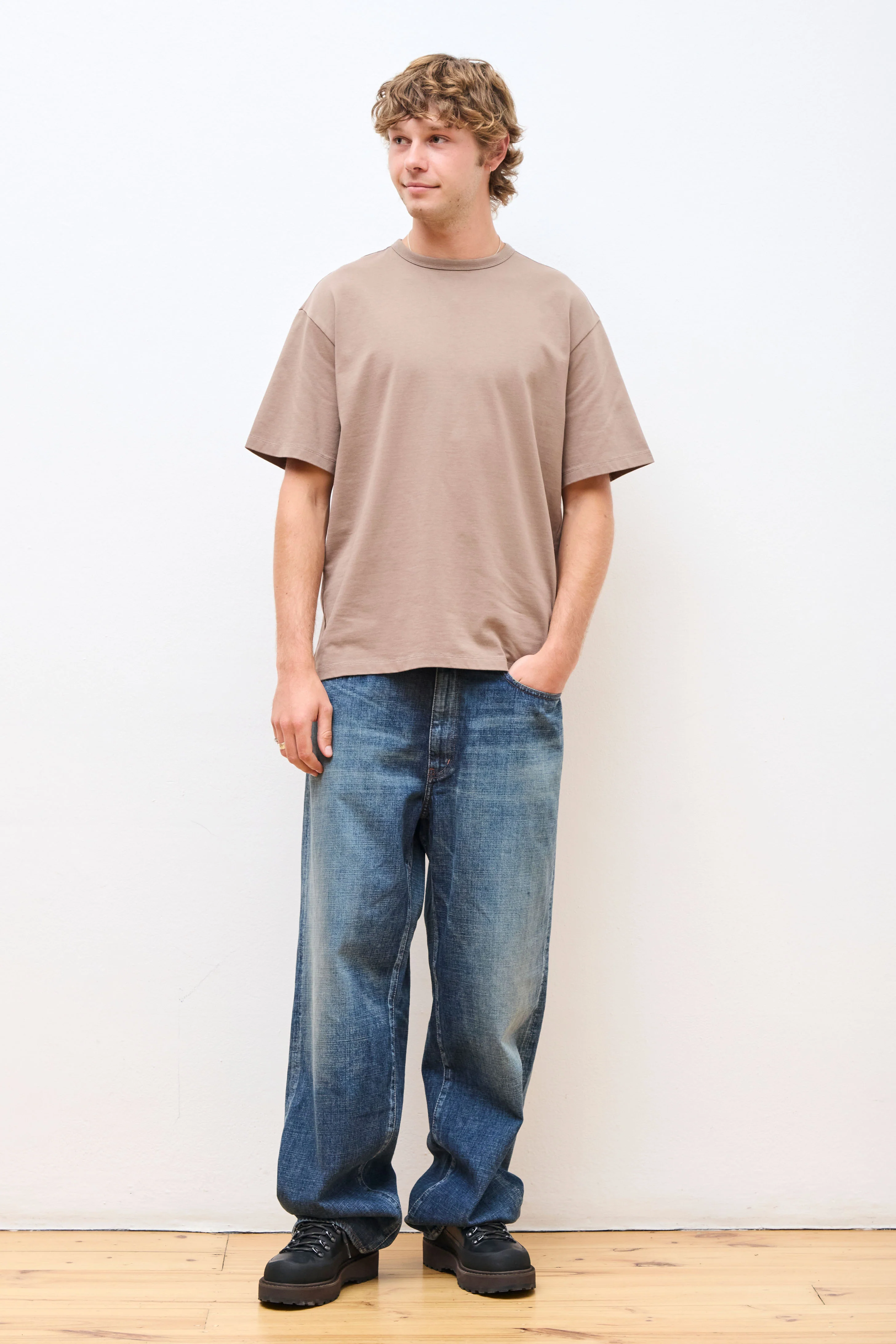 Loose Fit T-Shirt Fossil - Image 6