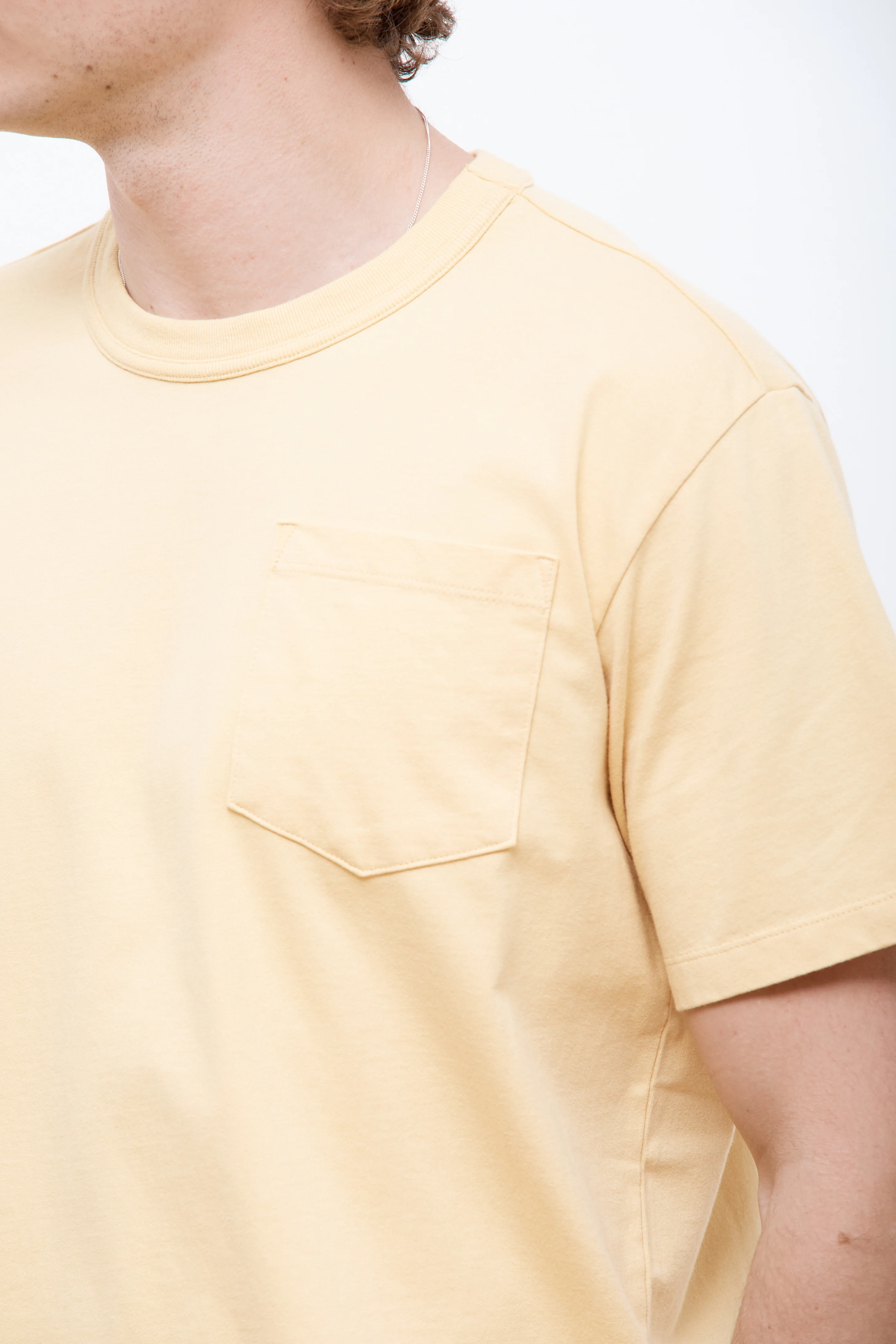 One Pocket T-Shirt Yellow - Image 4