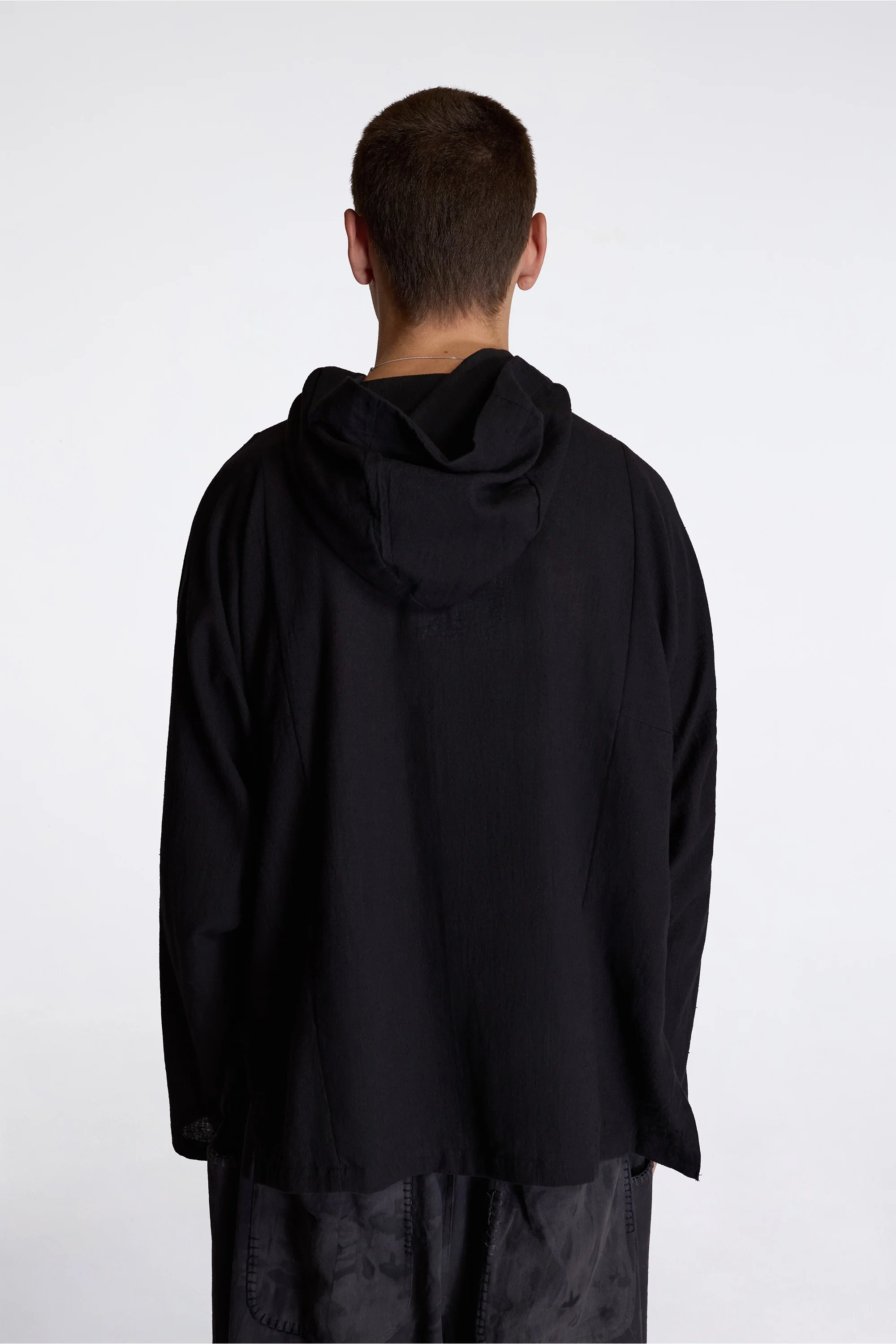 Fisherman Hoodie Black - Image 2