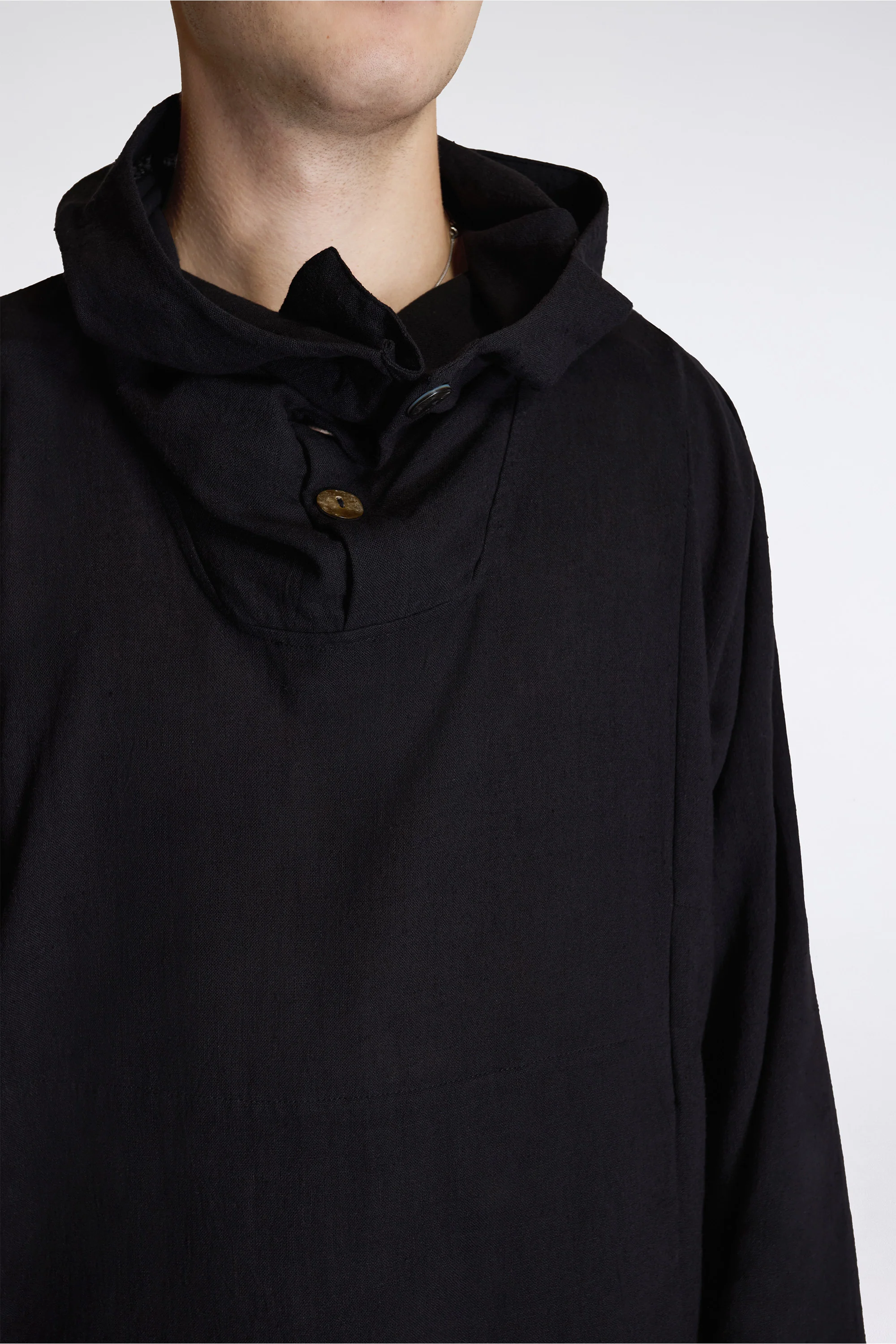 Fisherman Hoodie Black - Image 3