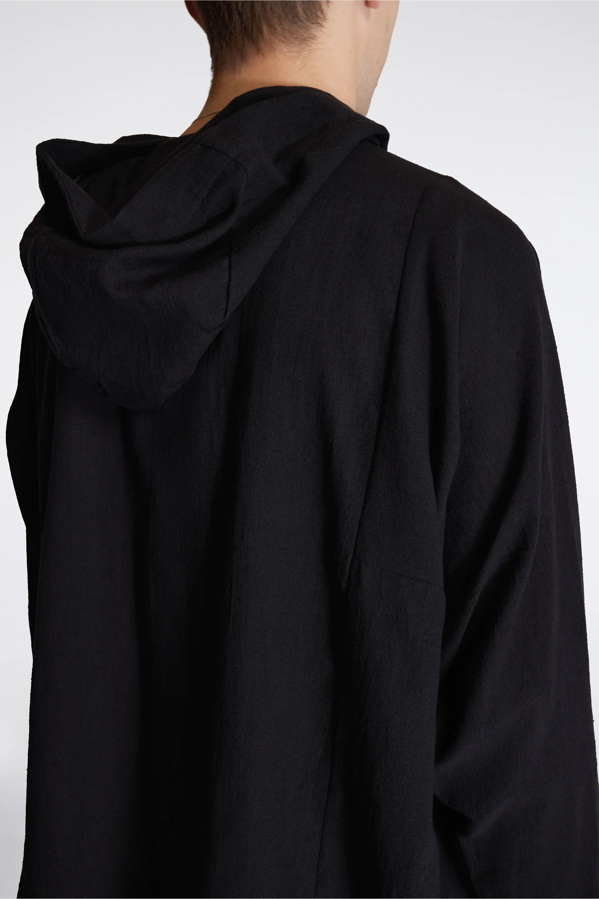 Fisherman Hoodie Black - Image 6