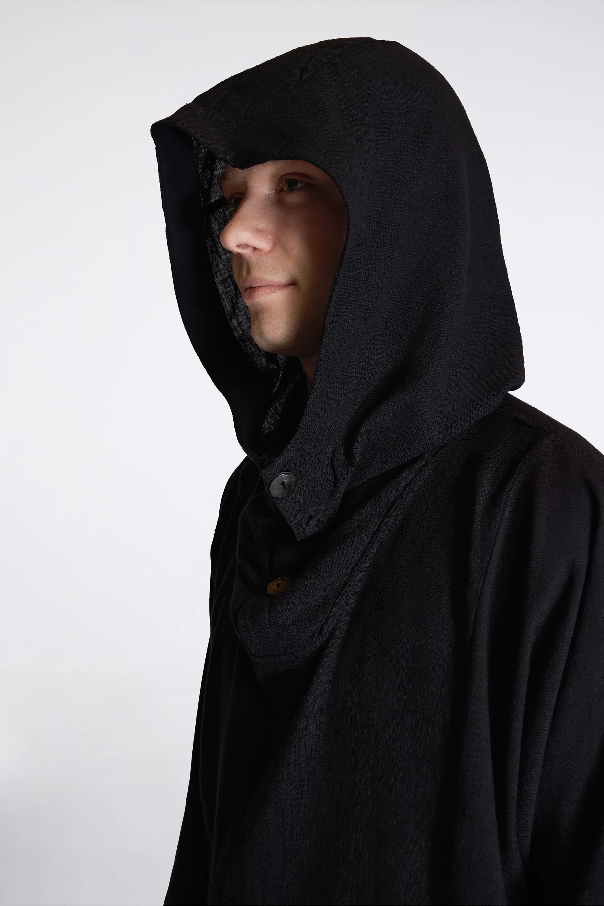 Fisherman Hoodie Black - Image 7