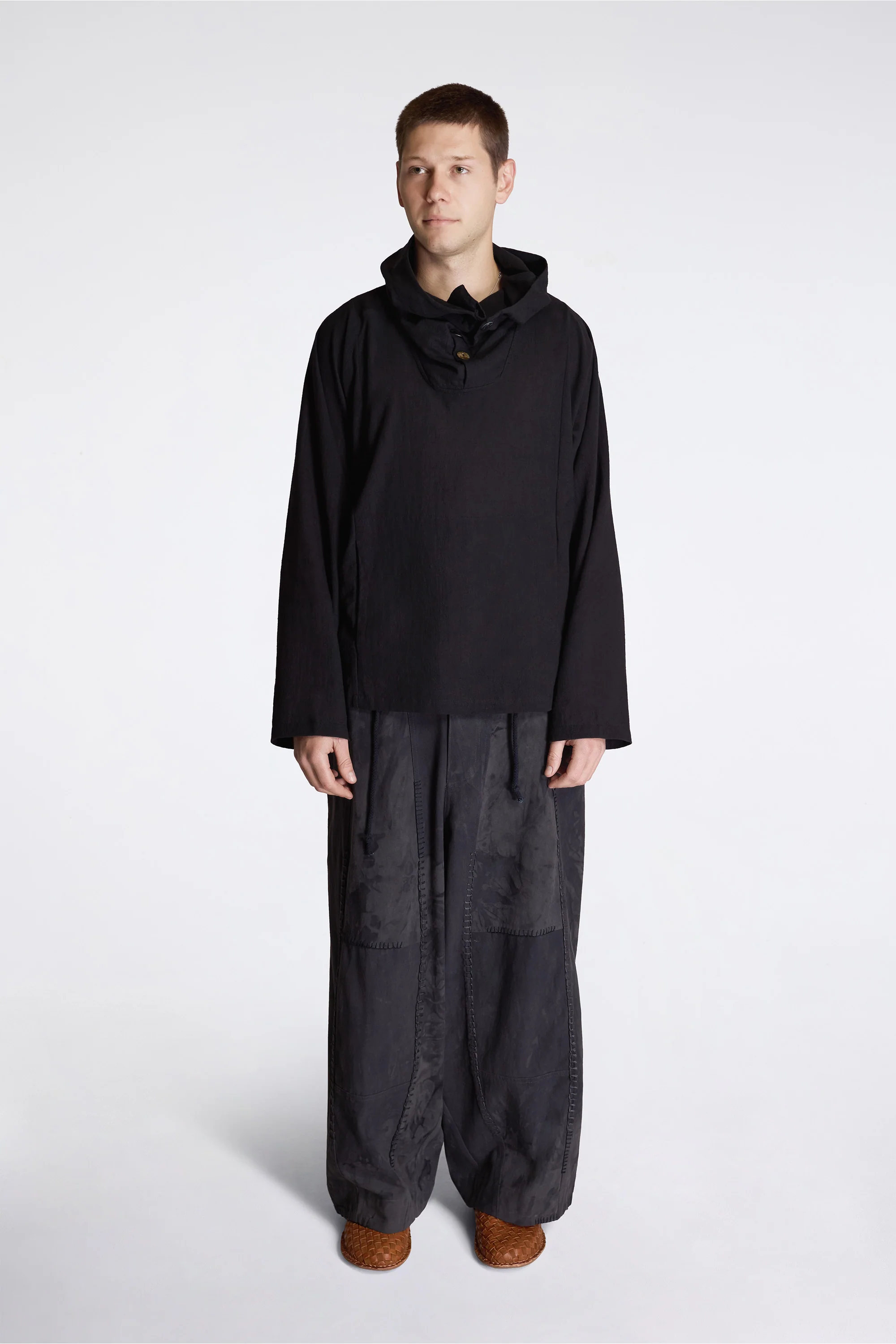 Fisherman Hoodie Black - Image 8