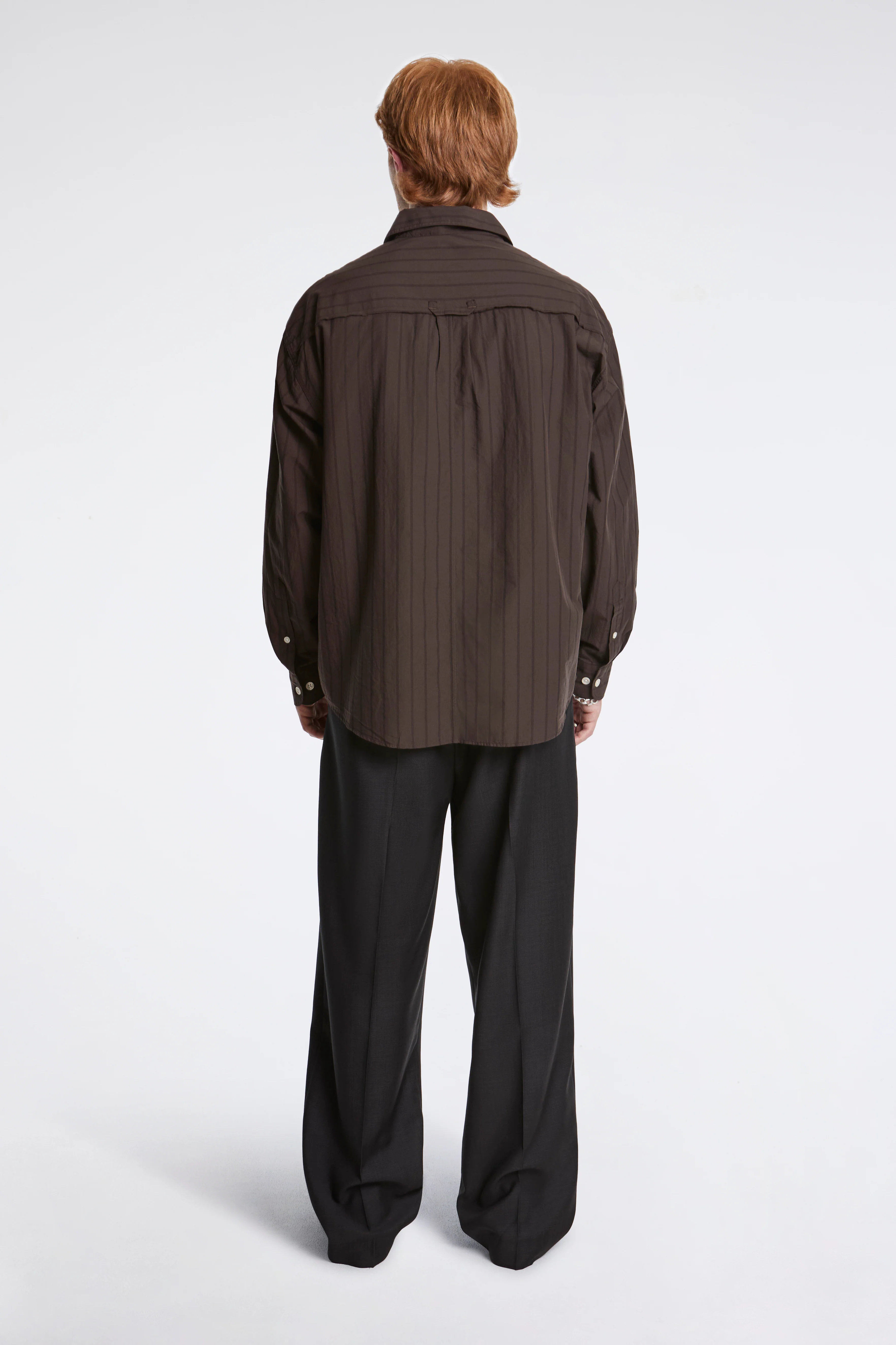 Formal Trousers Dark Grey Tropical Wool - Image 5