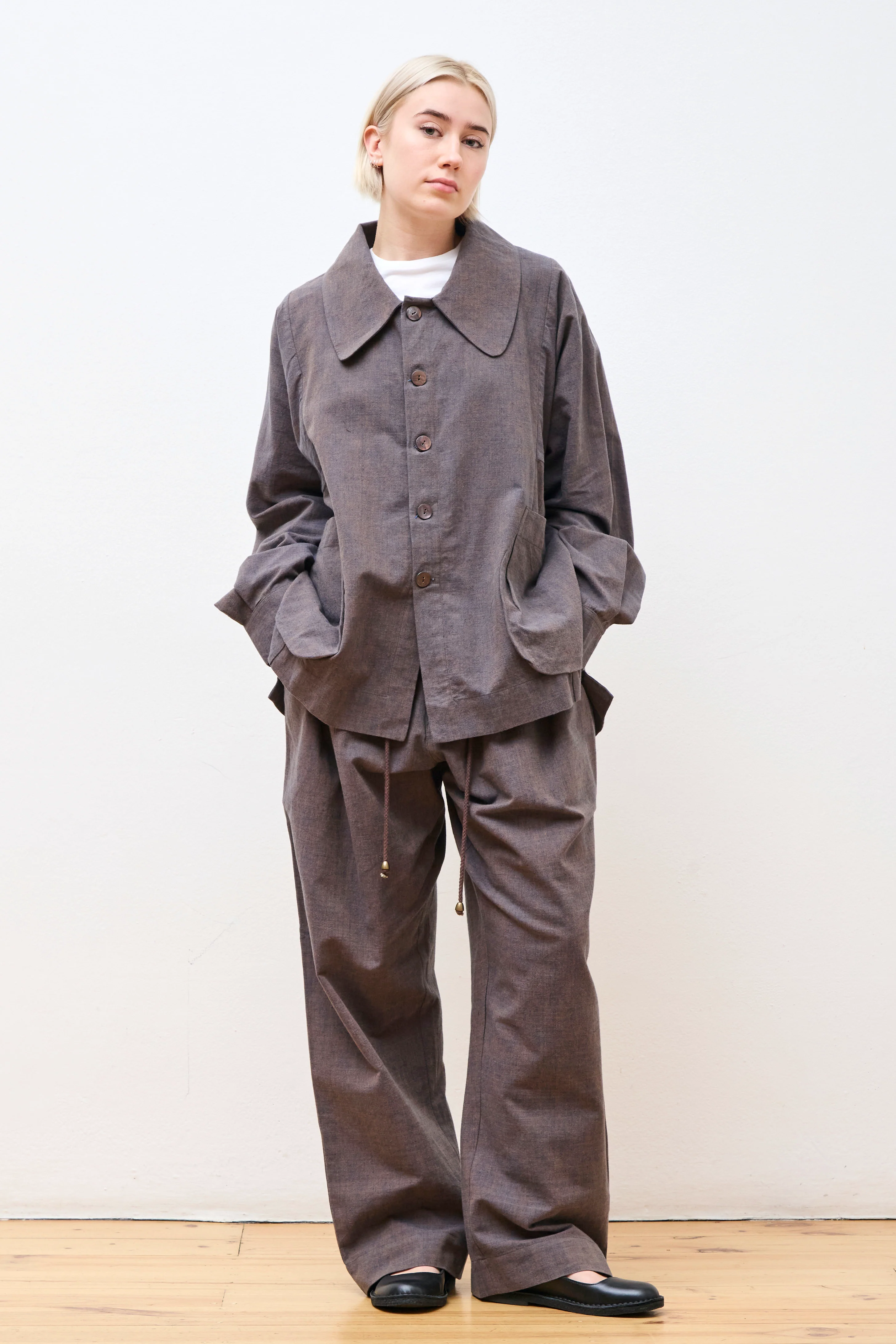 Farmer Pant Persimmon & Indigo Cotton - Image 2
