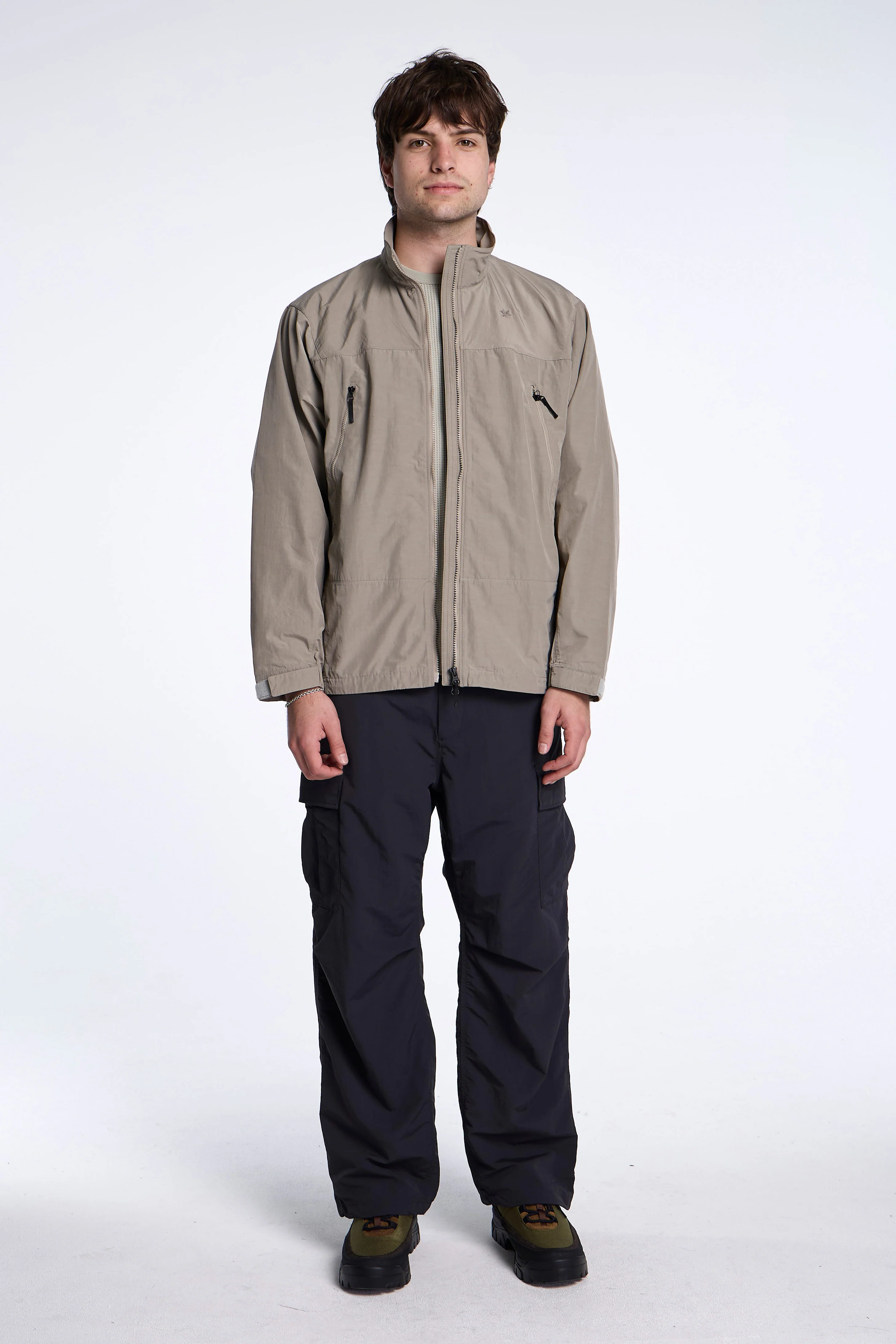 Dope Dyed Tussah Cargo Pants Dark Charcoal - Image 5