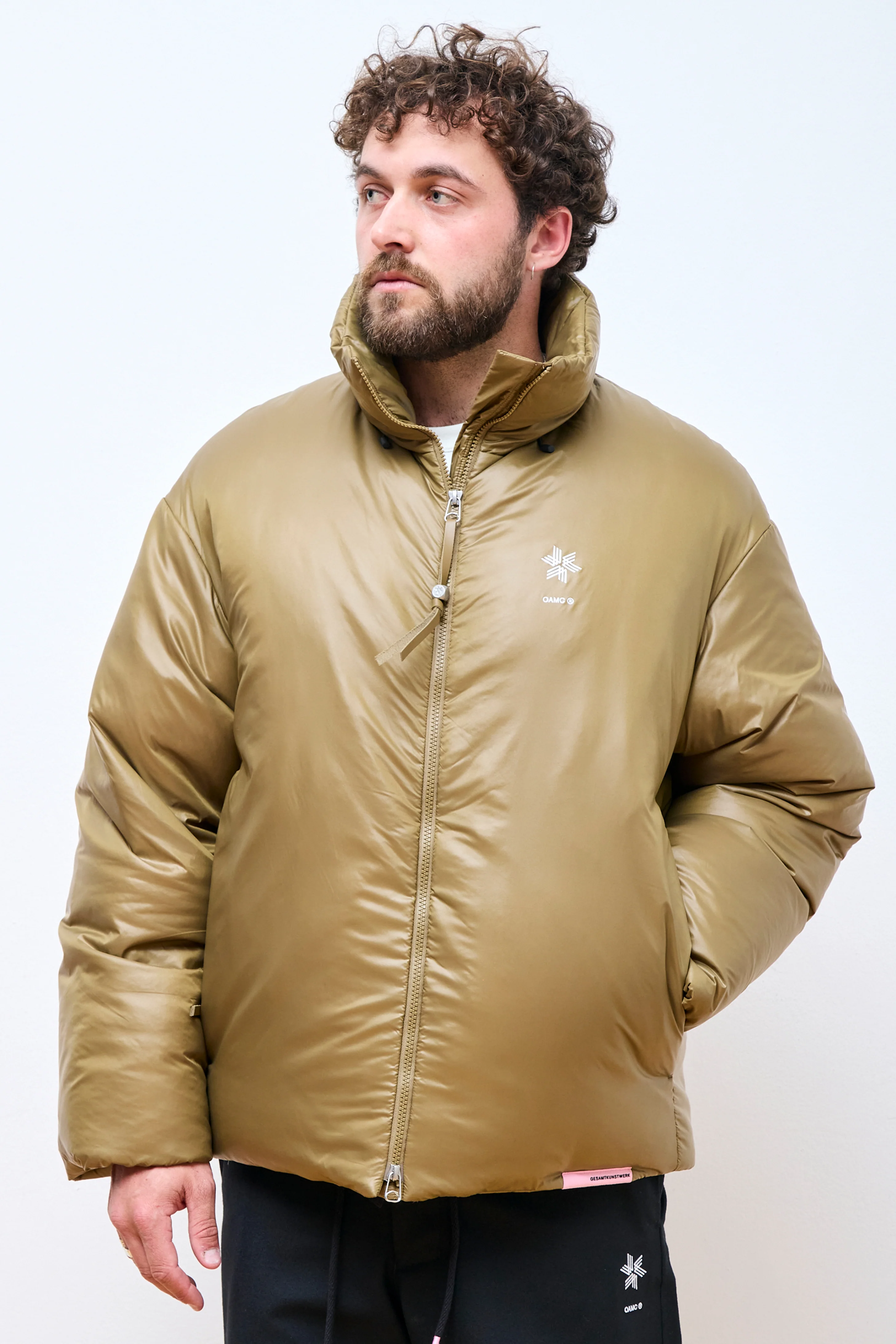 Goldwin x OAMC Down Jacket Camel - Image 2