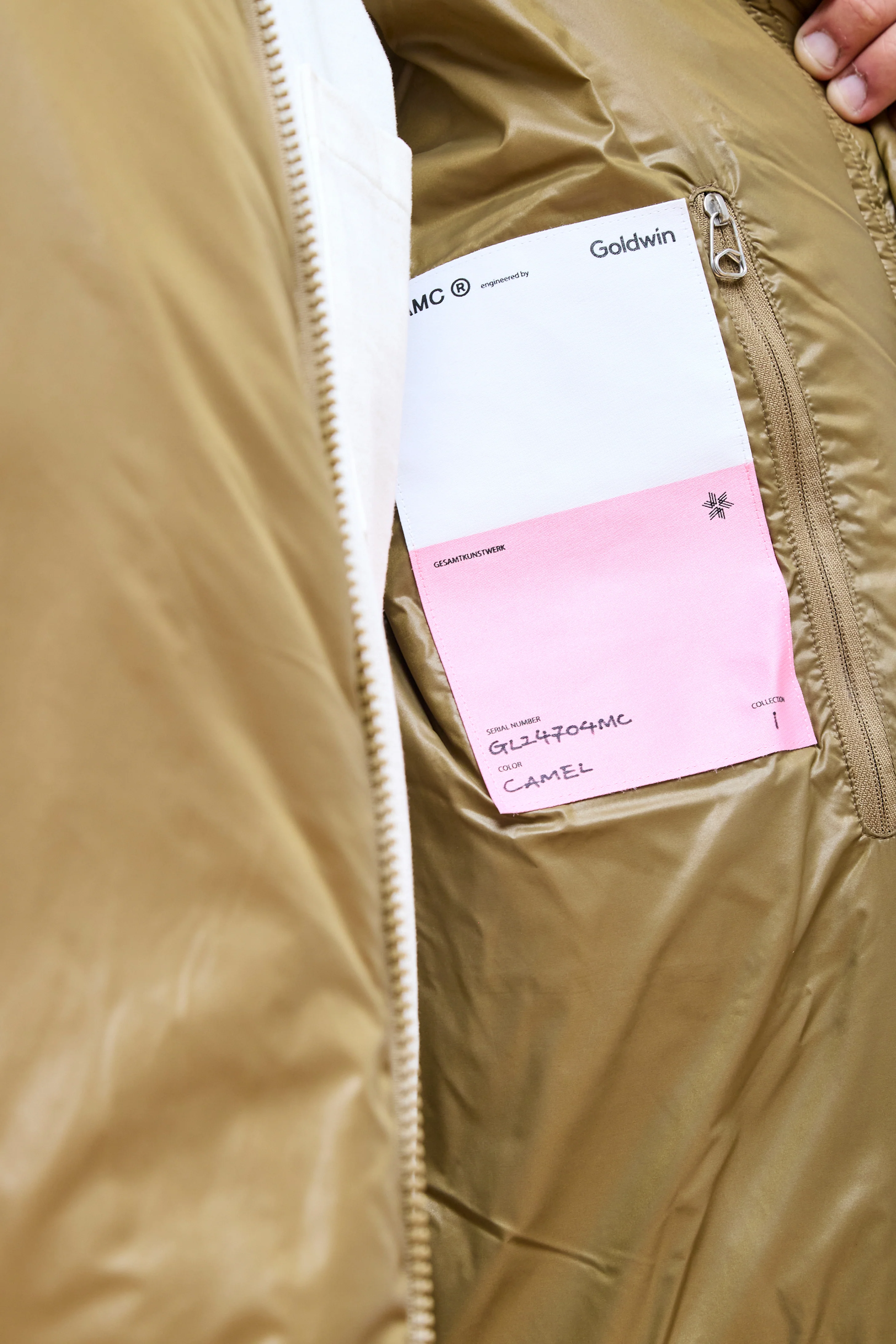 Goldwin x OAMC Down Jacket Camel - Image 5