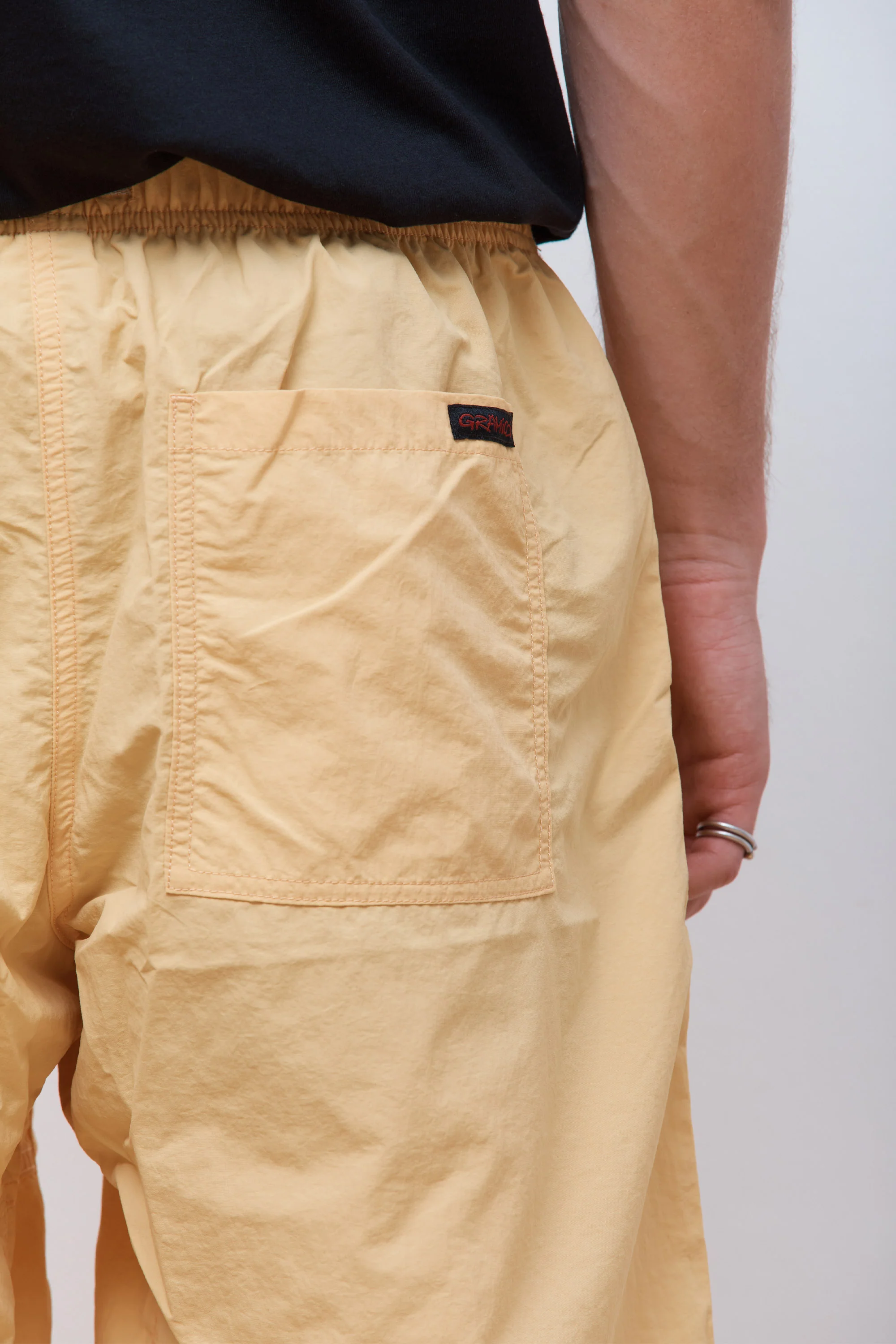 Nylon Loose Short Pale Orange - Image 4