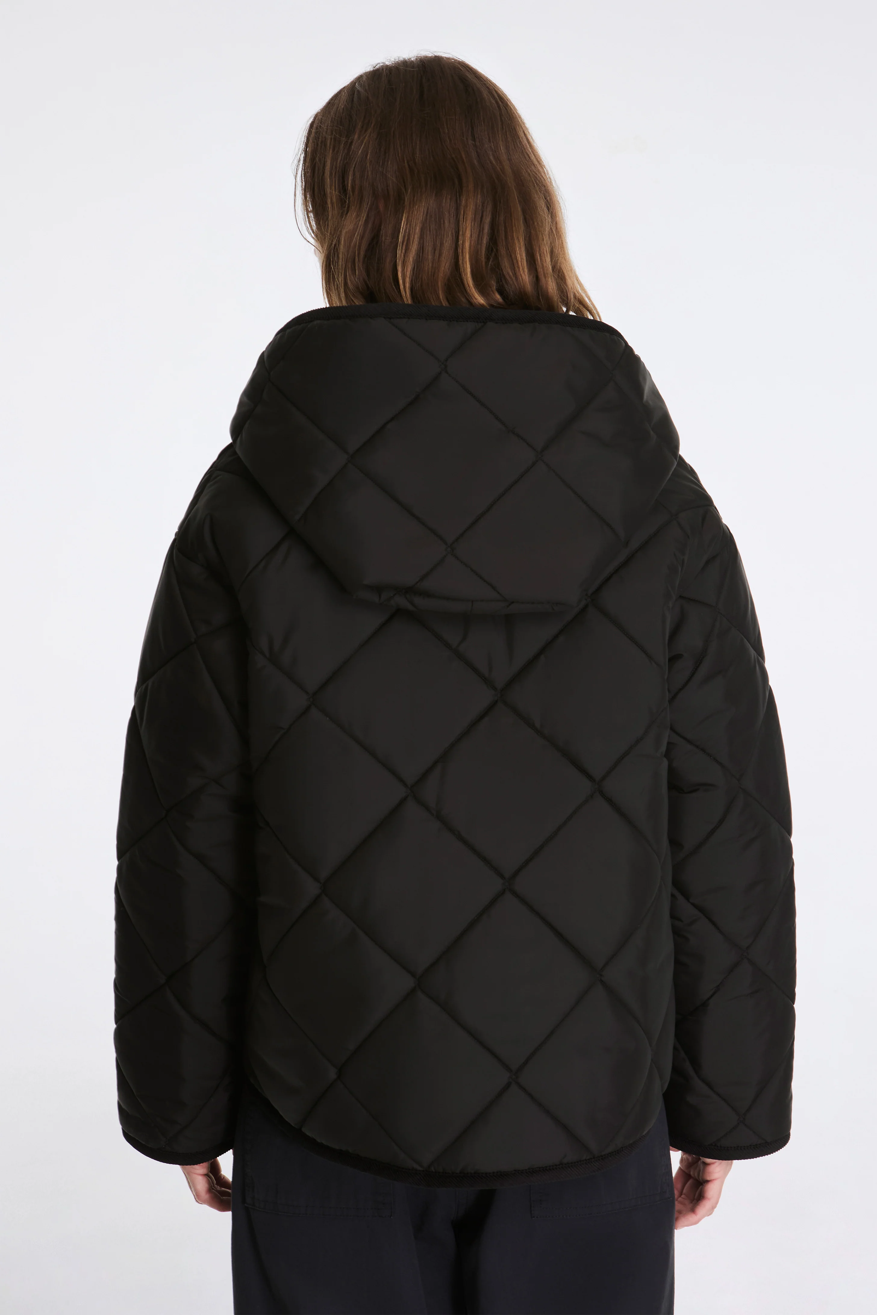 Big Quilt Zipped Craydon Womens Sable/Black - Image 2