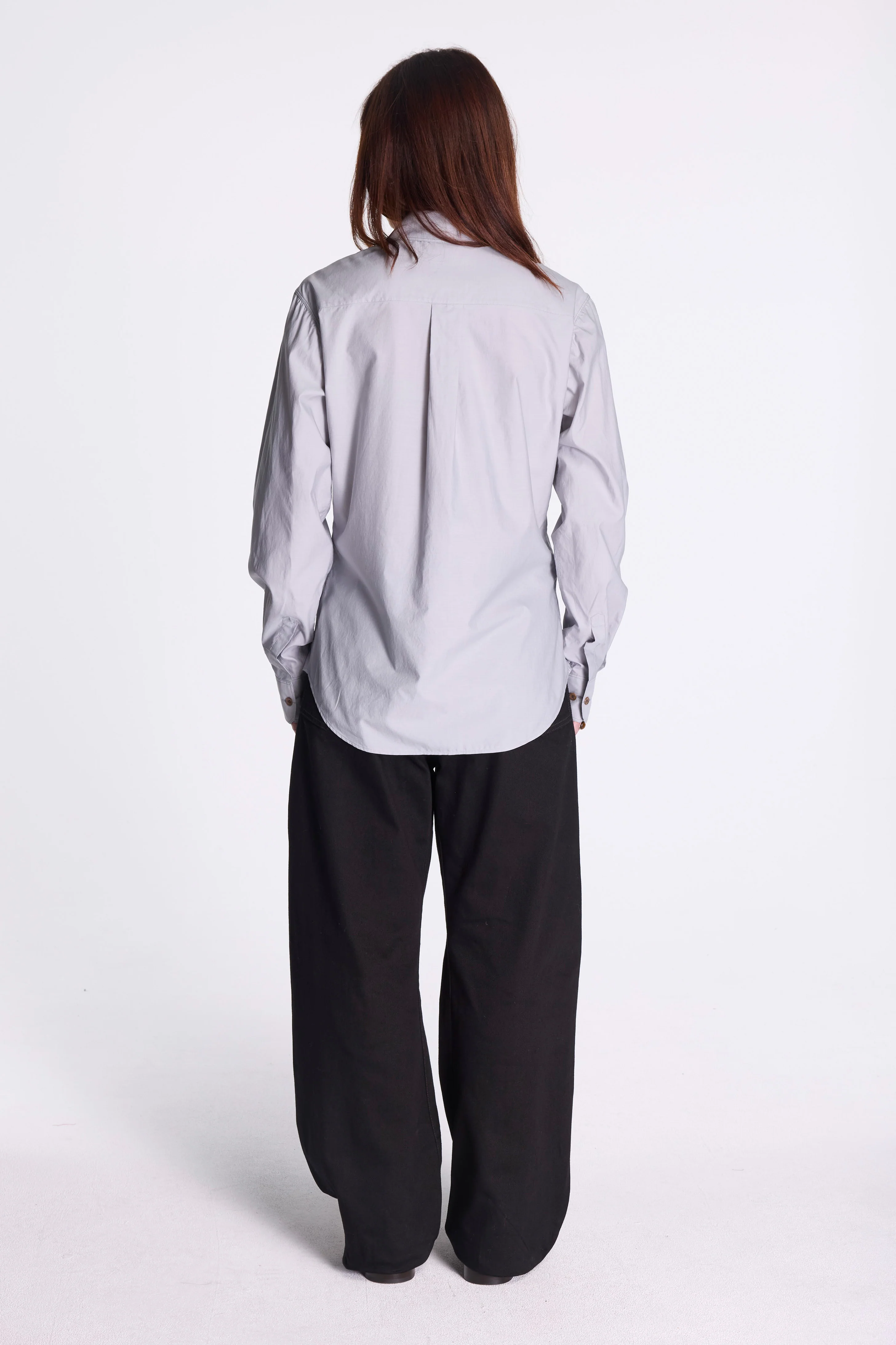 Pointed Collar Shirt Mist - Image 6
