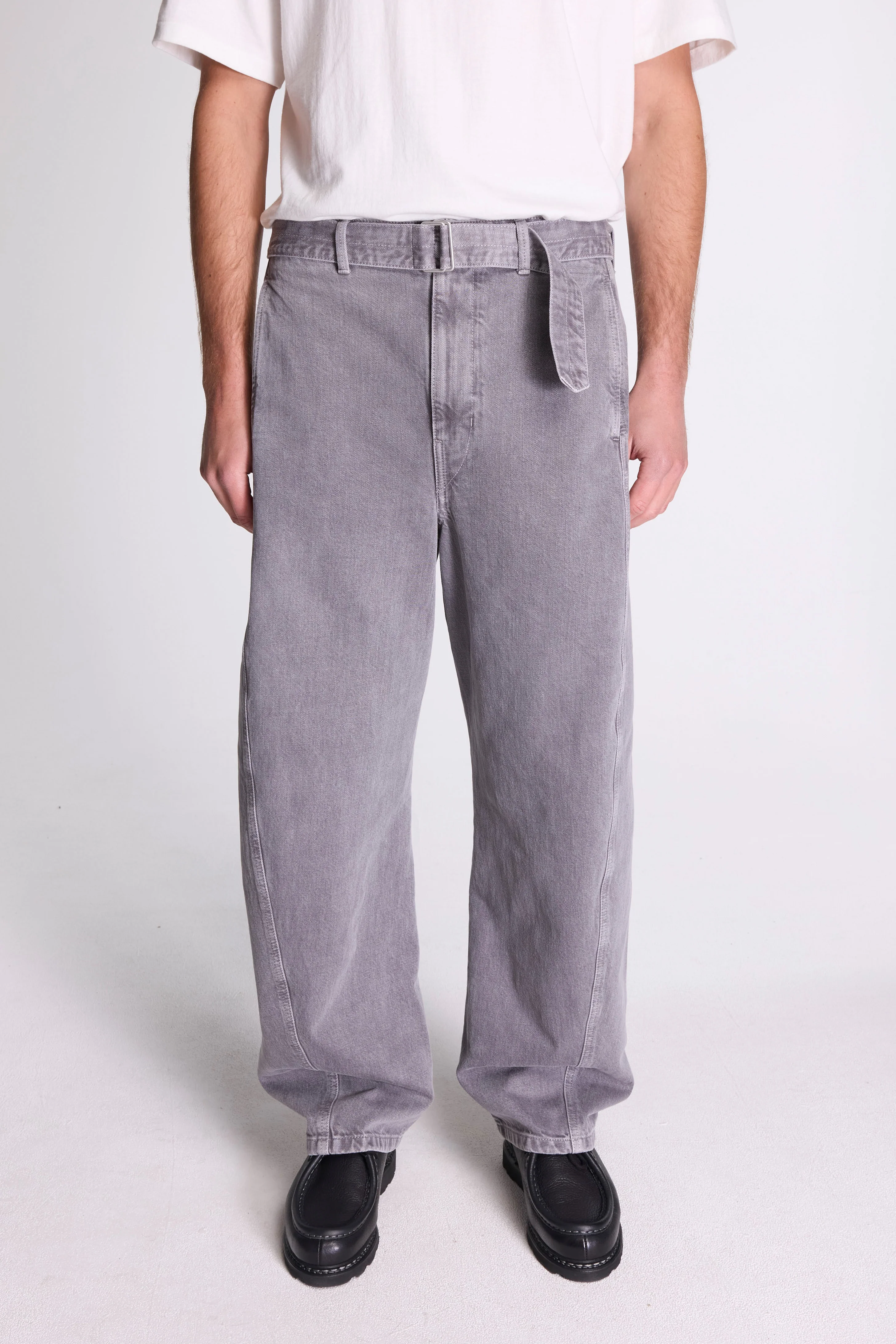 Twisted Belted Pants Heather - Image 2