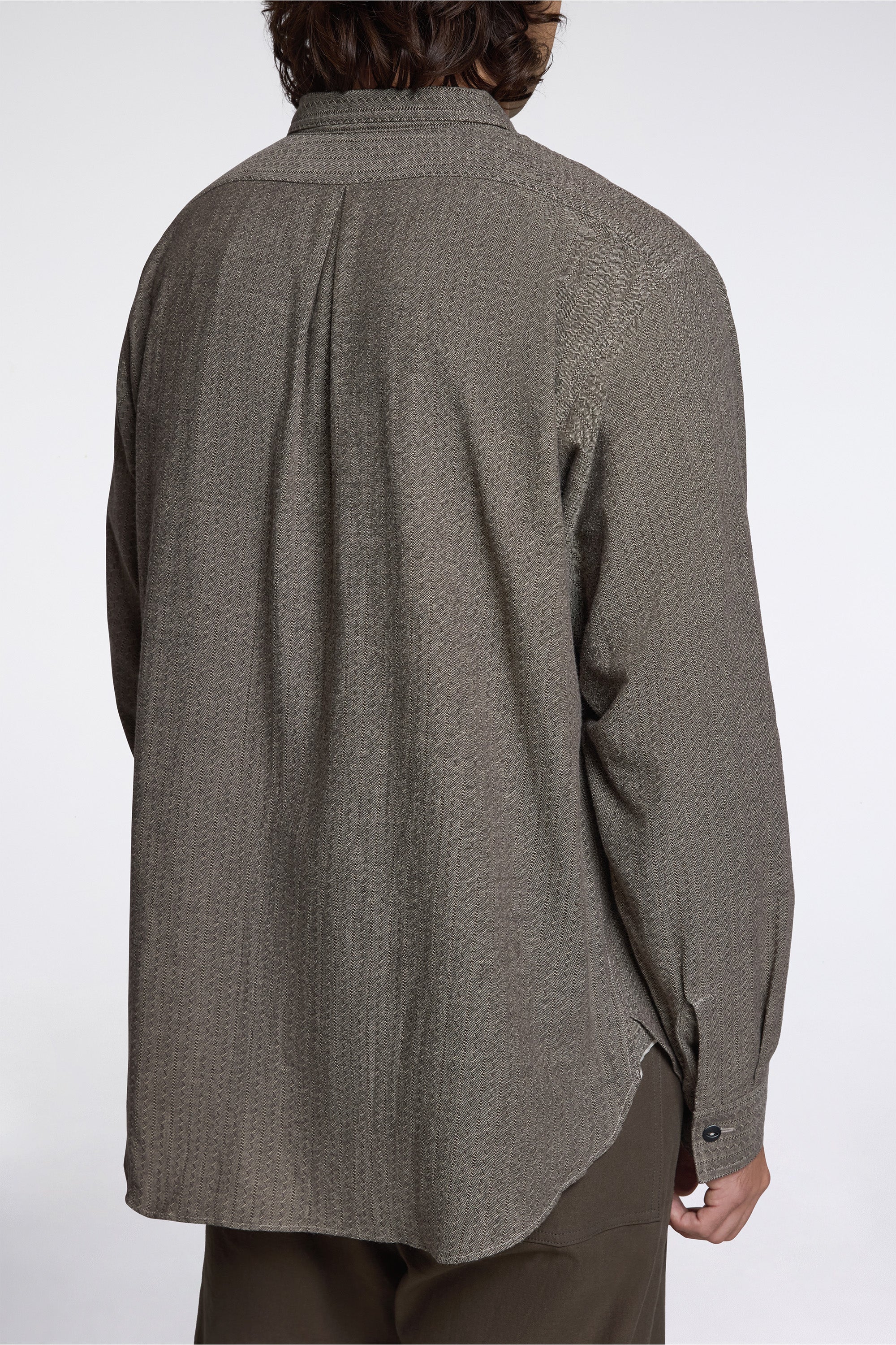 Lot.106 Narrow Collar Shirt Charcoal - Image 4