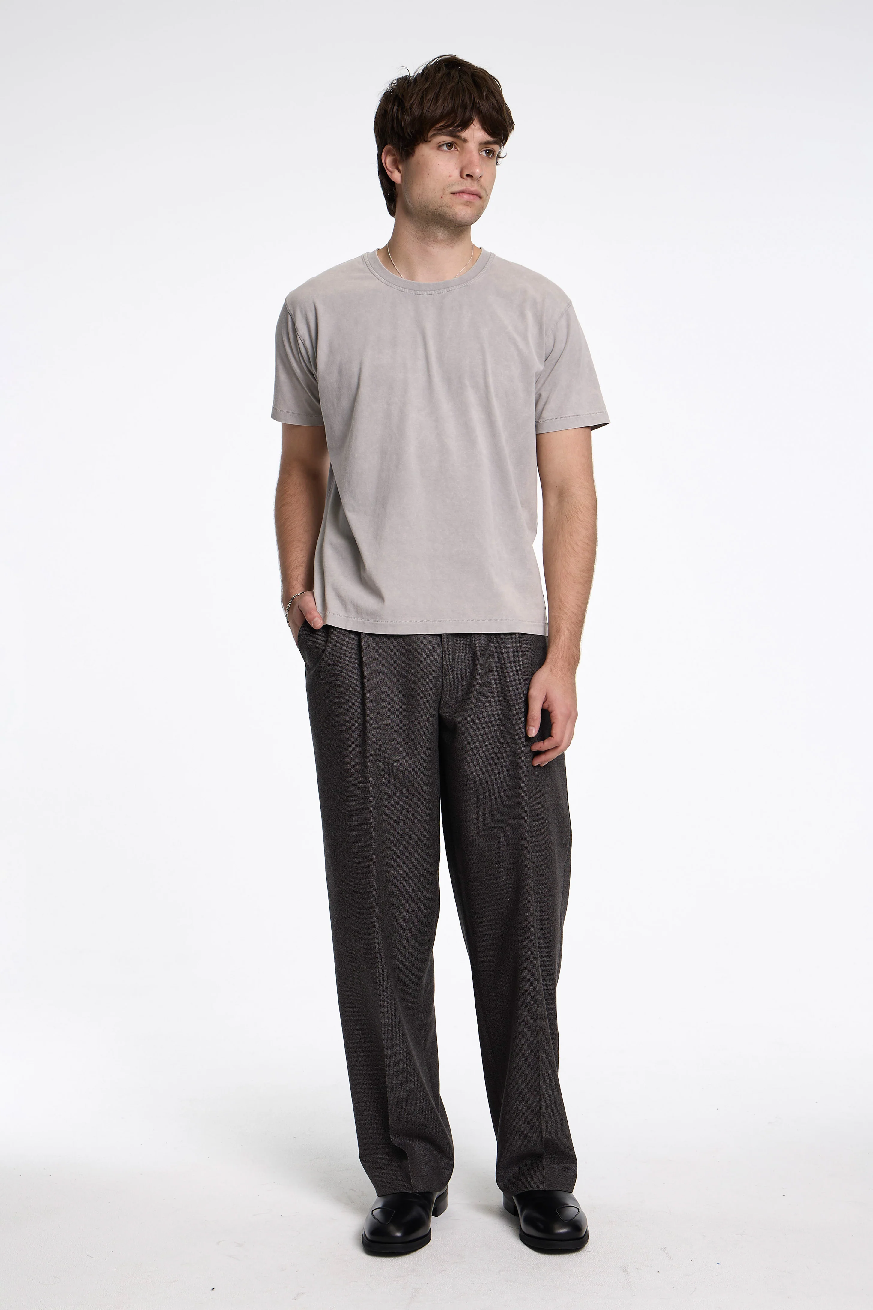 New Tee Washed Light Grey - Image 6