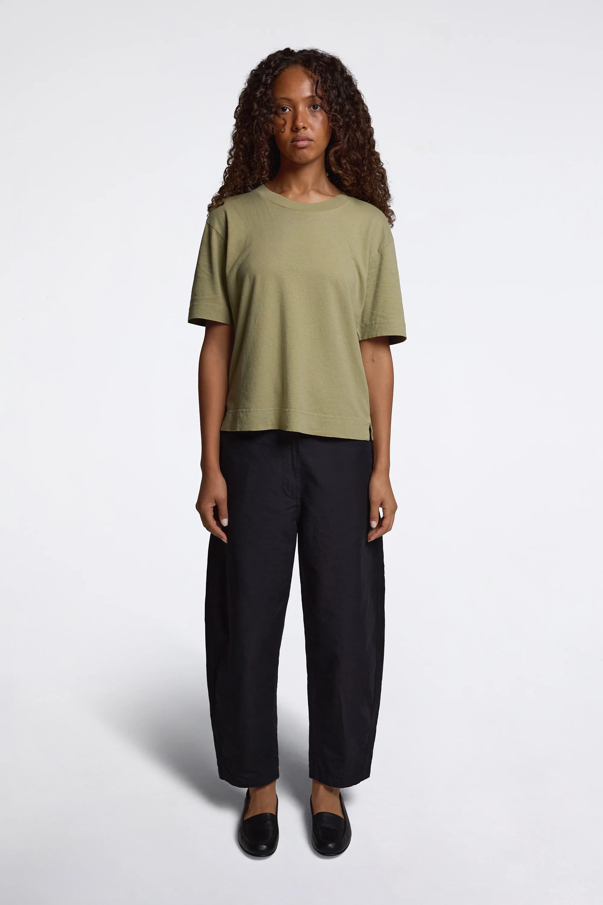 MHL Barrel Leg Trousers Black