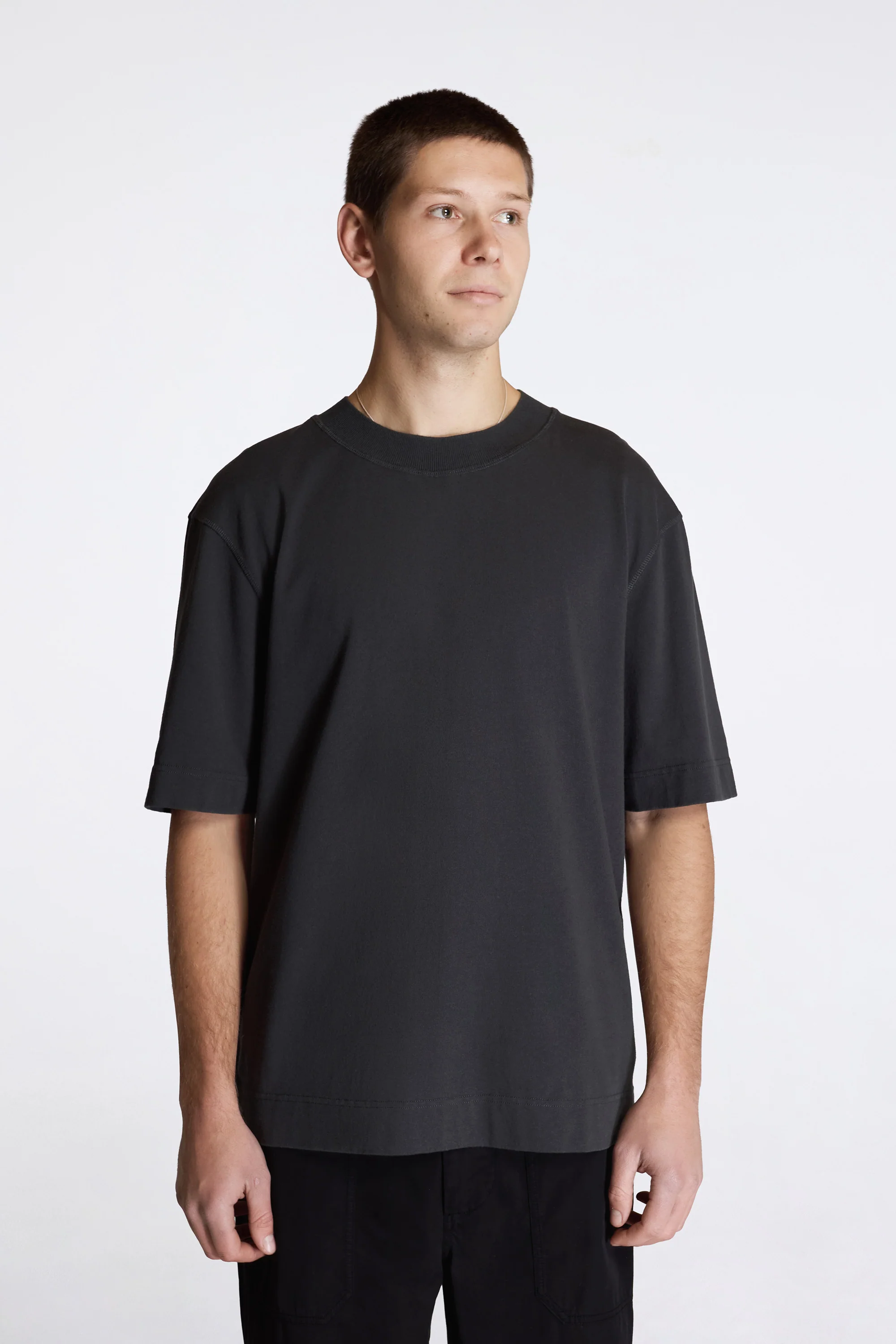 MHL Flatlock Crew Black Green