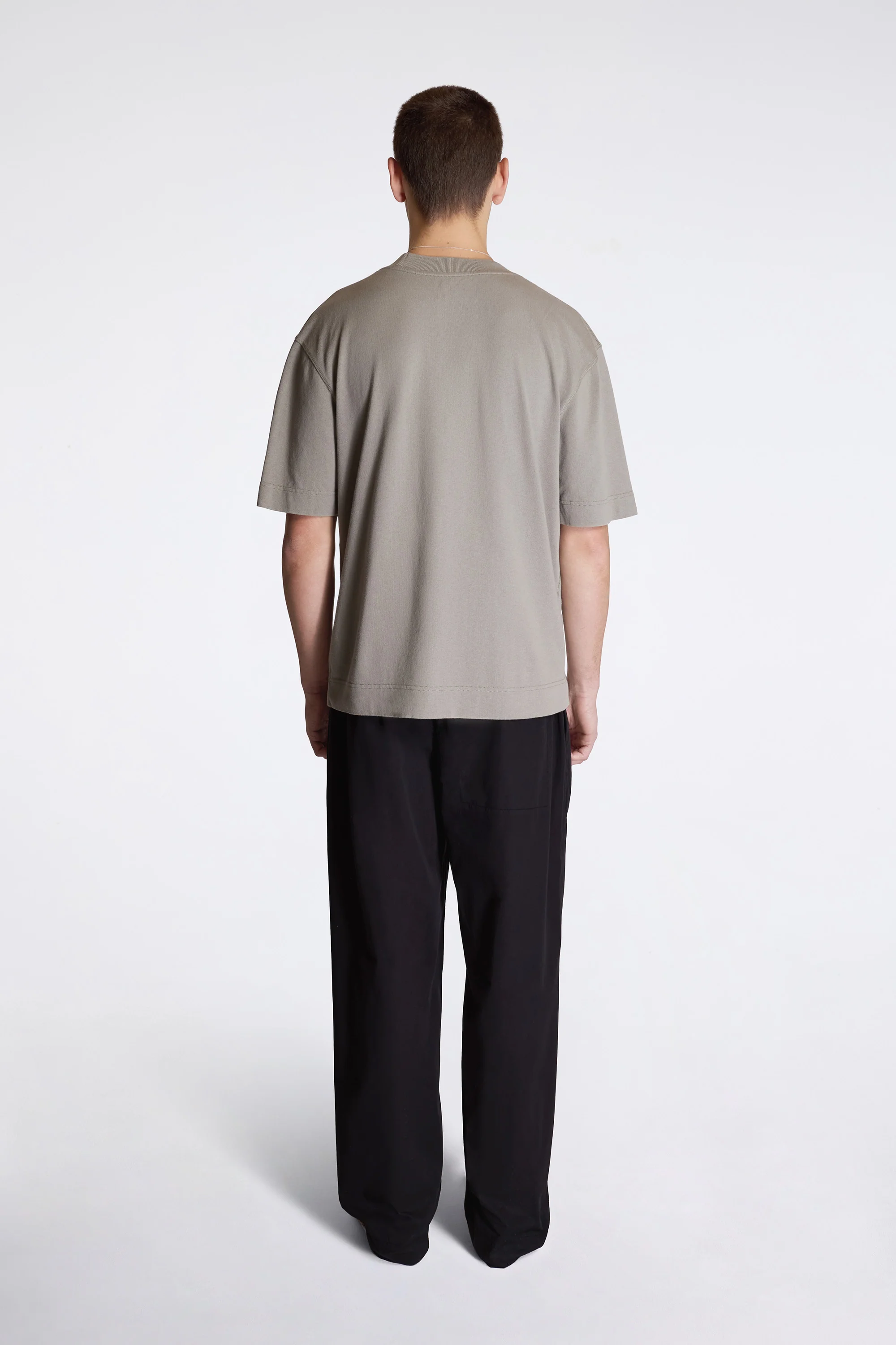 MHL Flatlock Crew Taupe - Image 8
