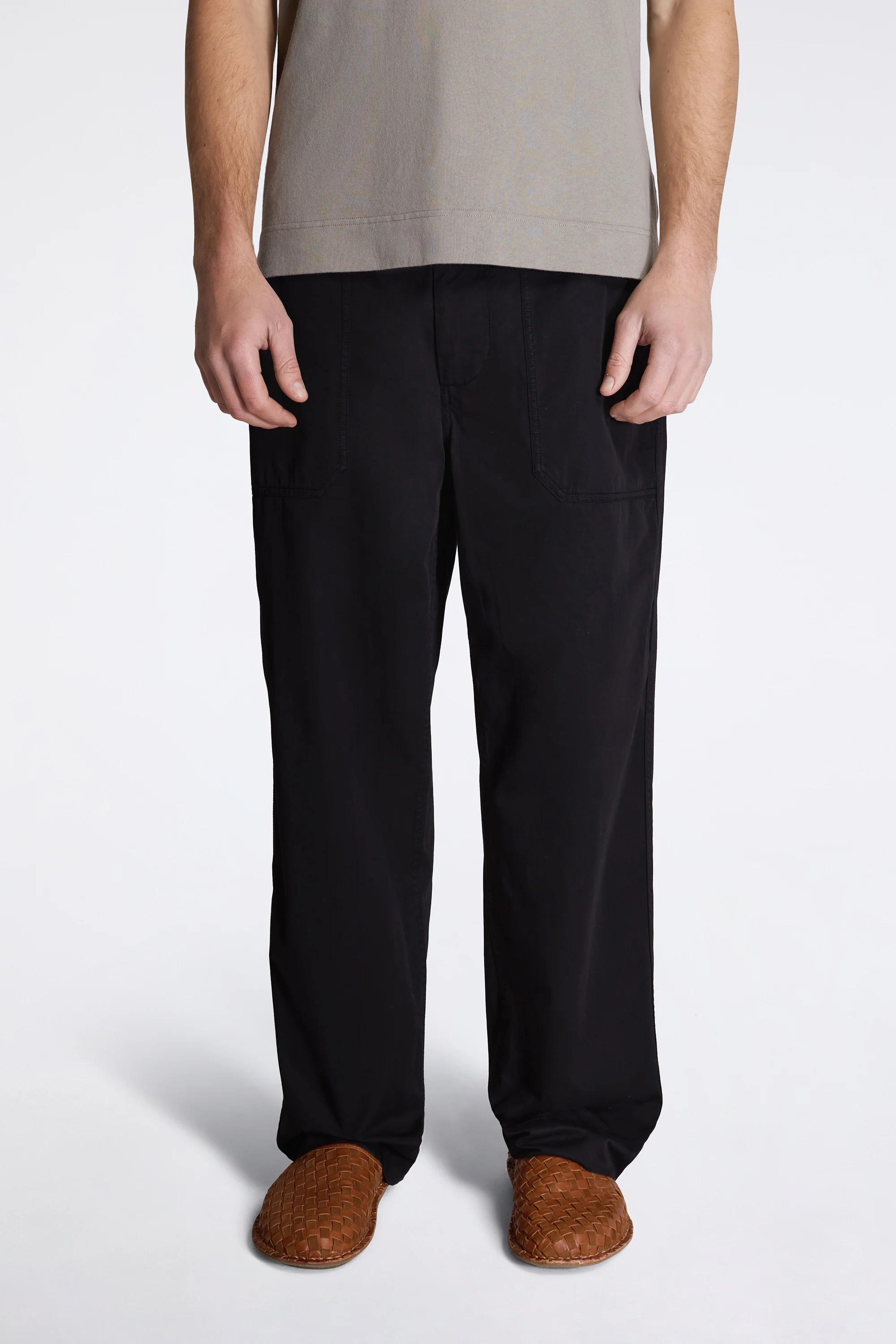 MHL Patch Pocket Utility Trousers Black