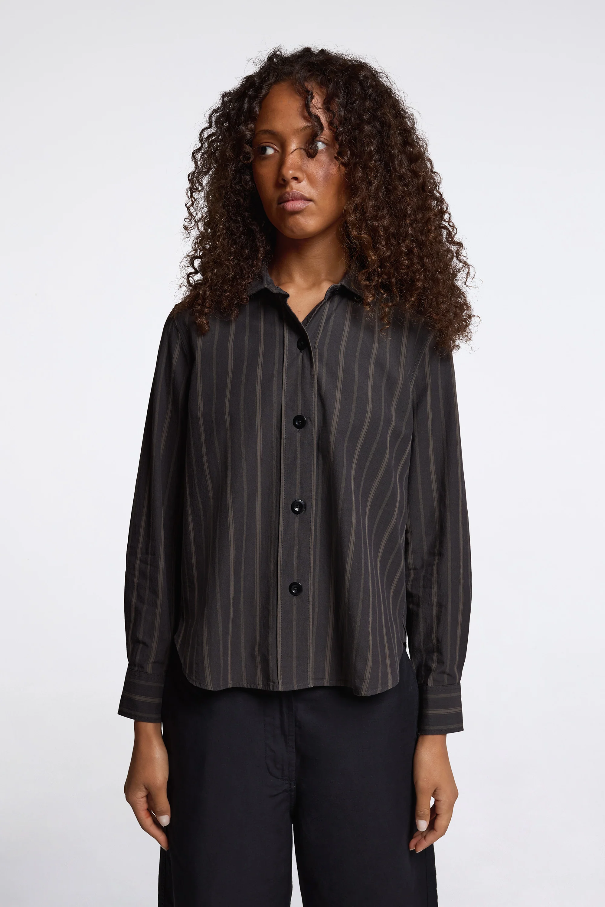 MHL Simple Shirt Off Black / Khaki - Image 2