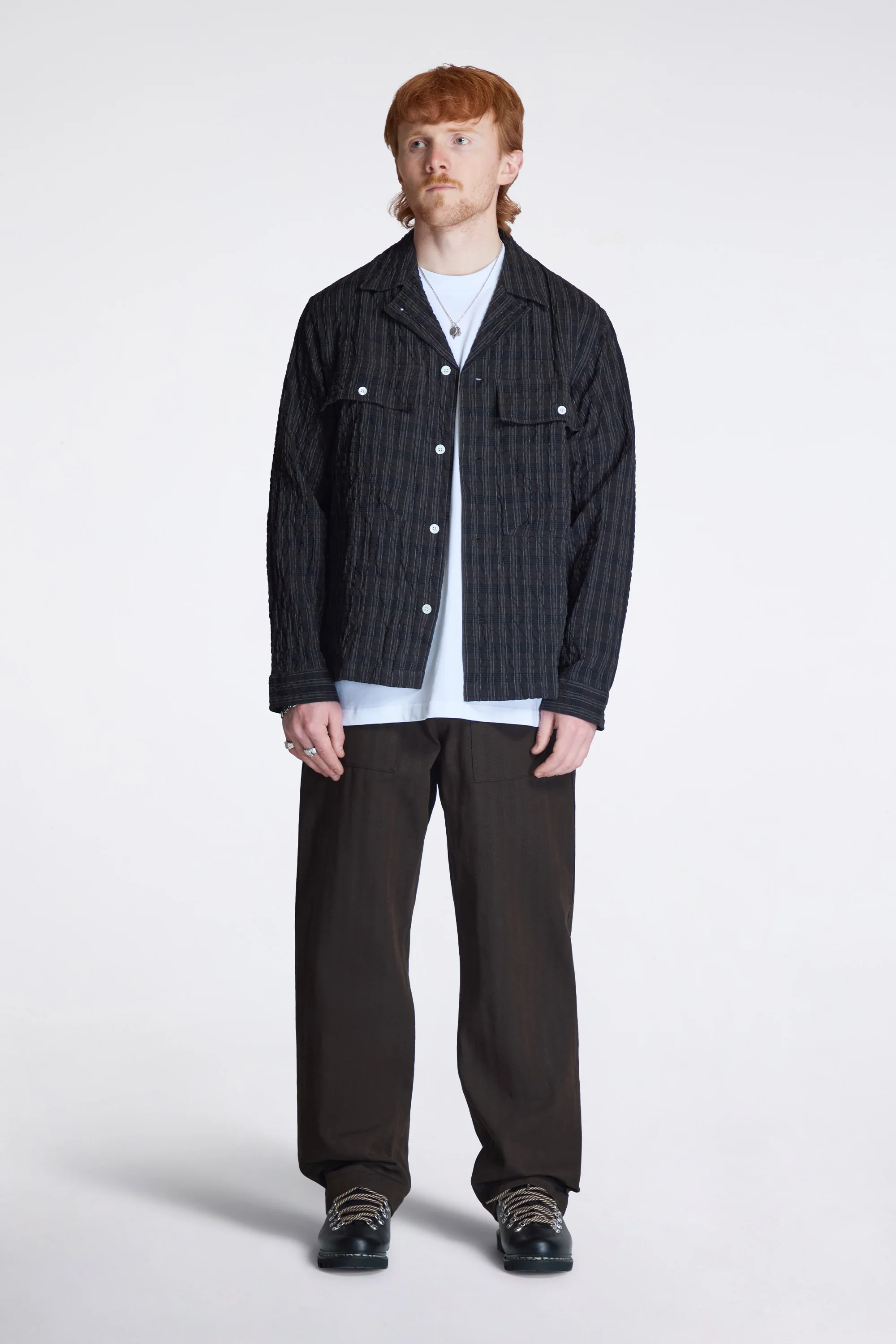 Mols Hunting Check Shirt Delicioso Brown - Image 6