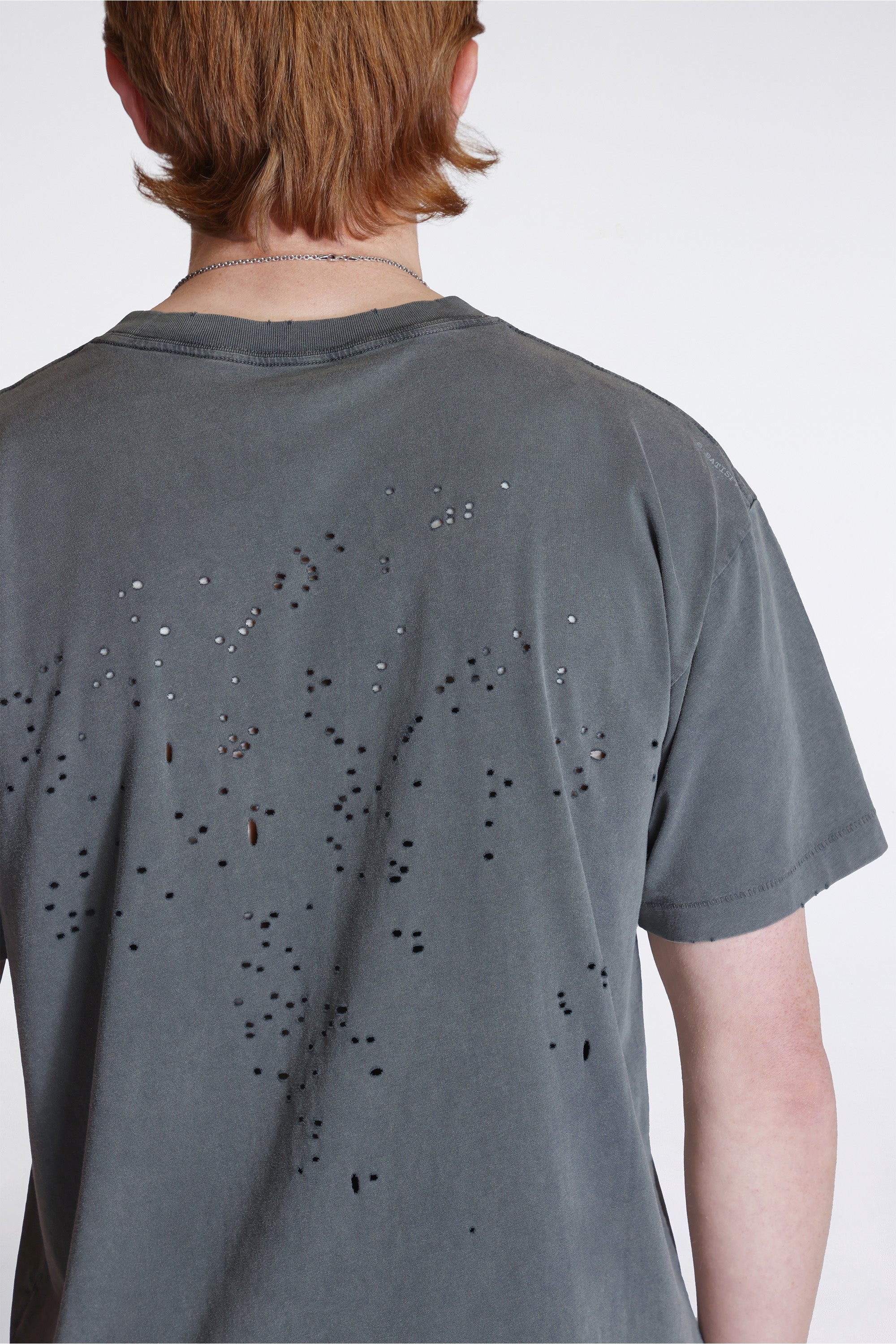 Mothtech T-Shirt Faded Black - Image 5