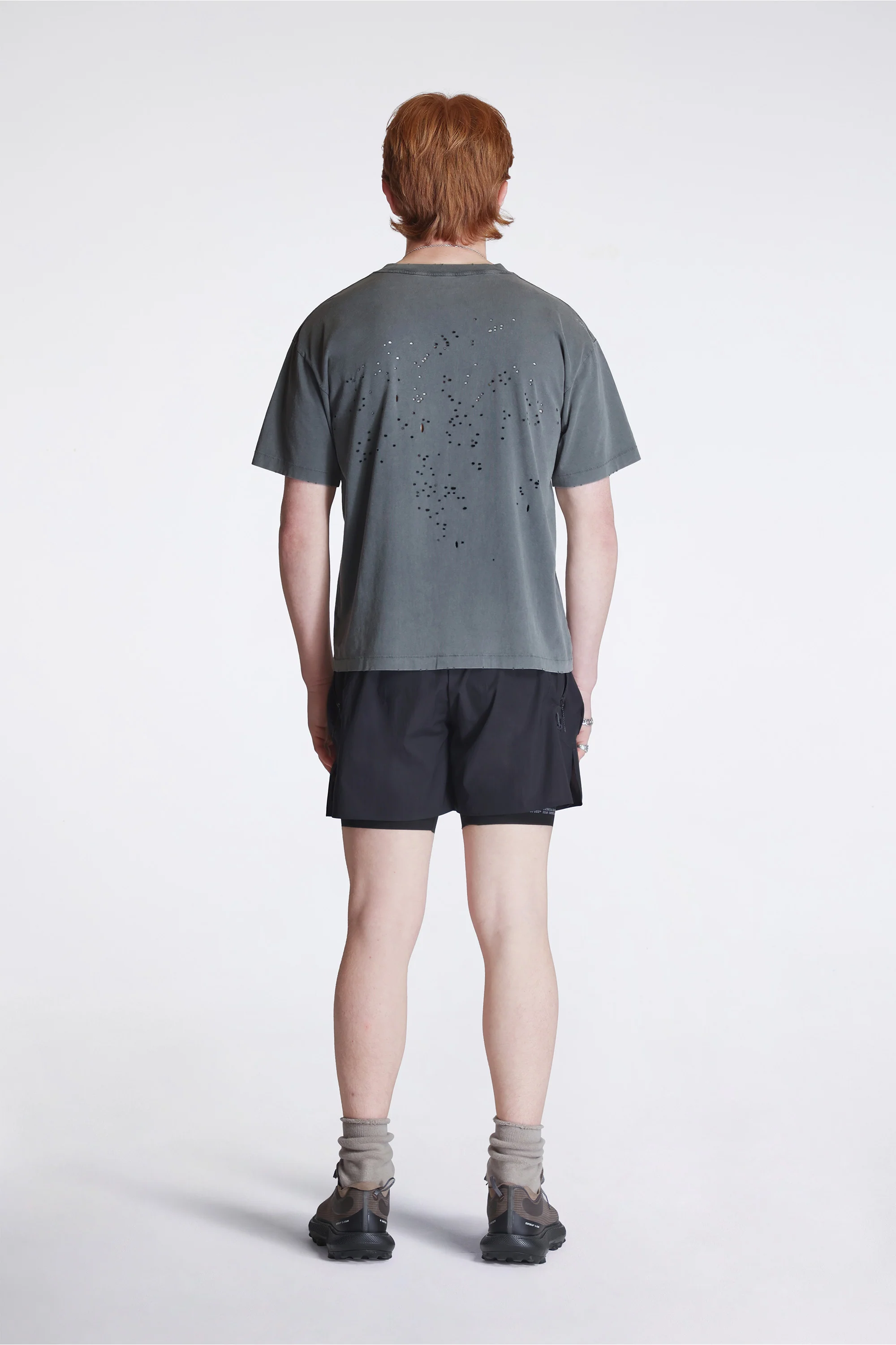 Mothtech T-Shirt Faded Black - Image 7