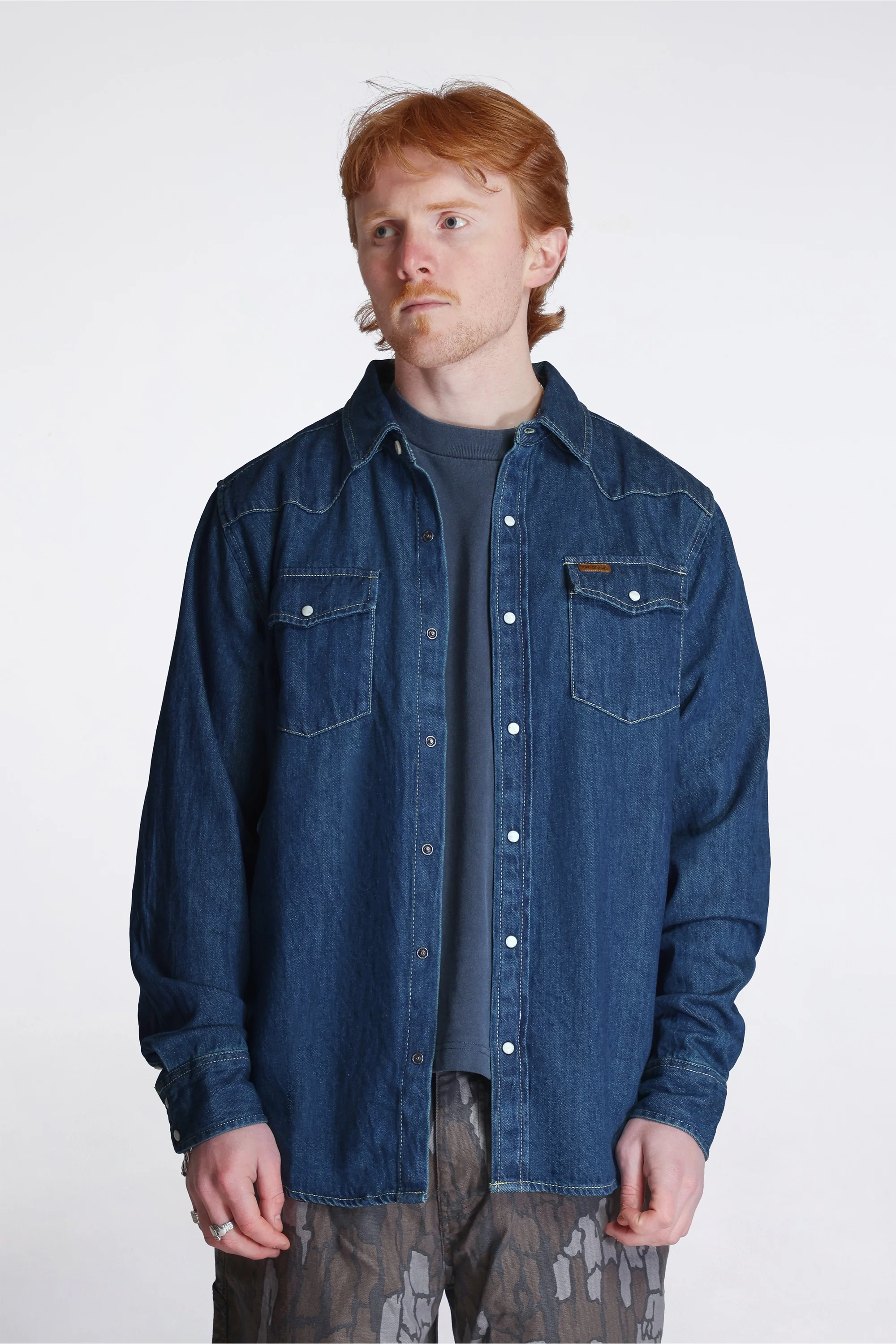 Mountain Shirt Denim Mens Dark Denim