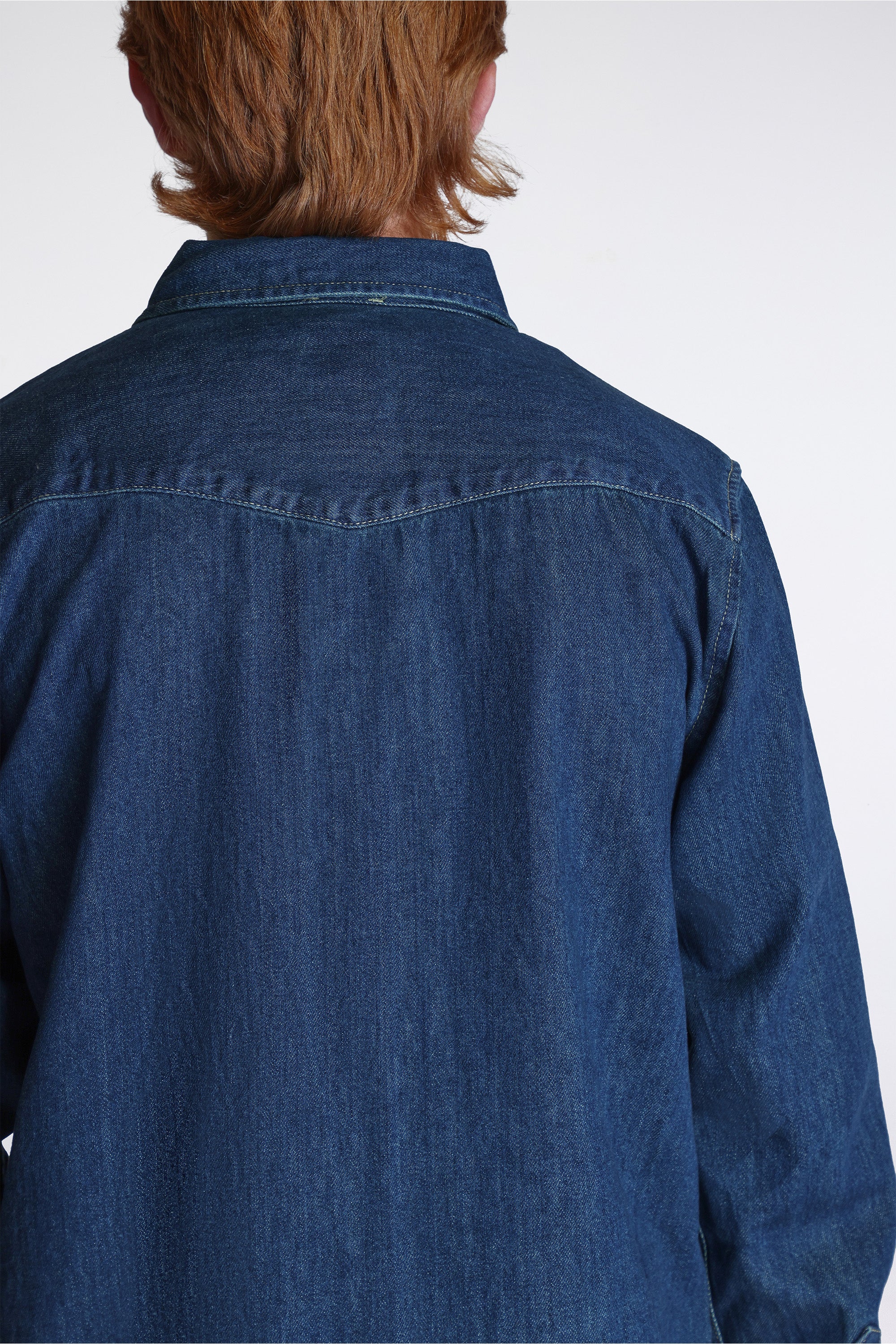 Mountain Shirt Denim Mens Dark Denim - Image 5