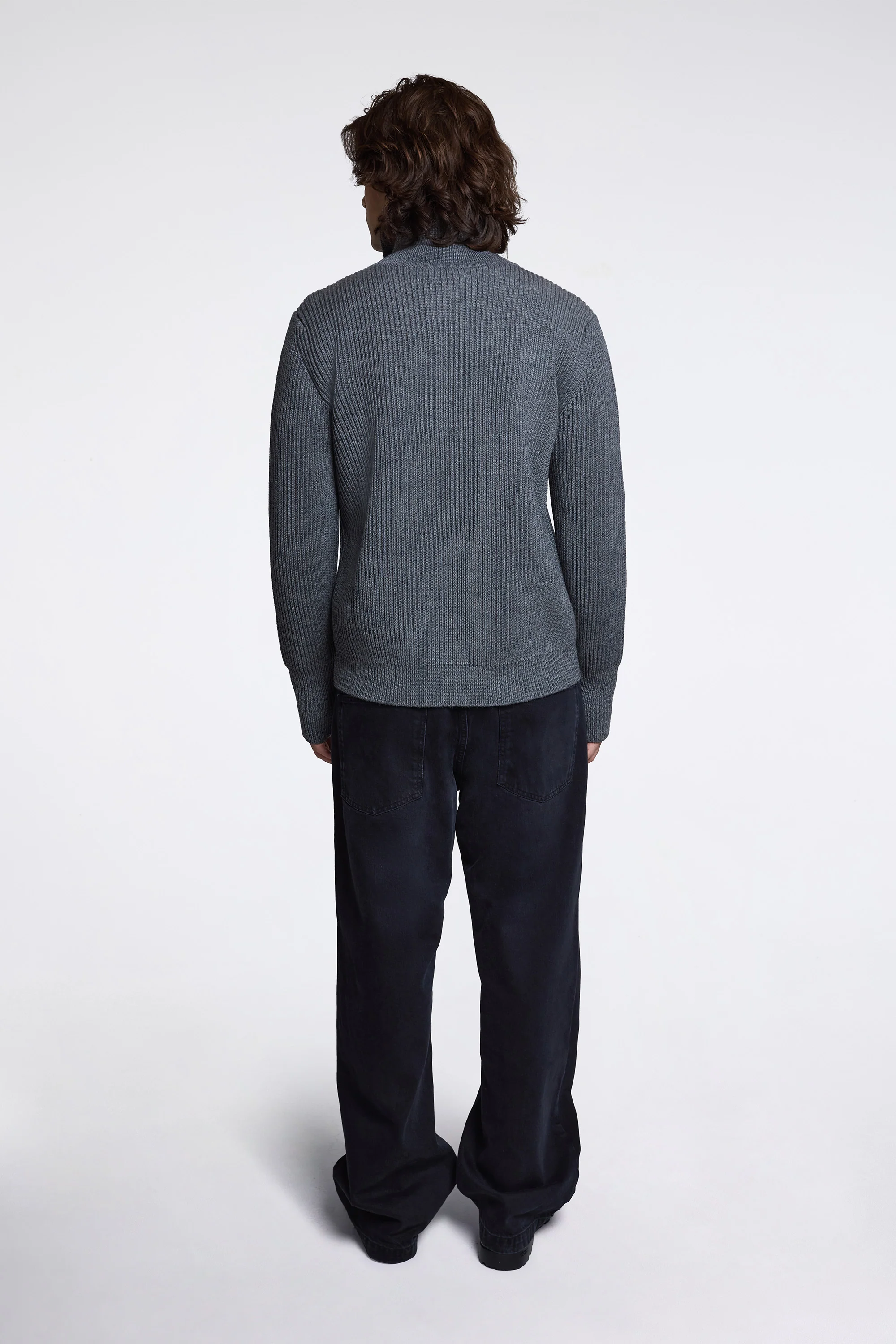 Navy Full-Zip Grey - Image 6