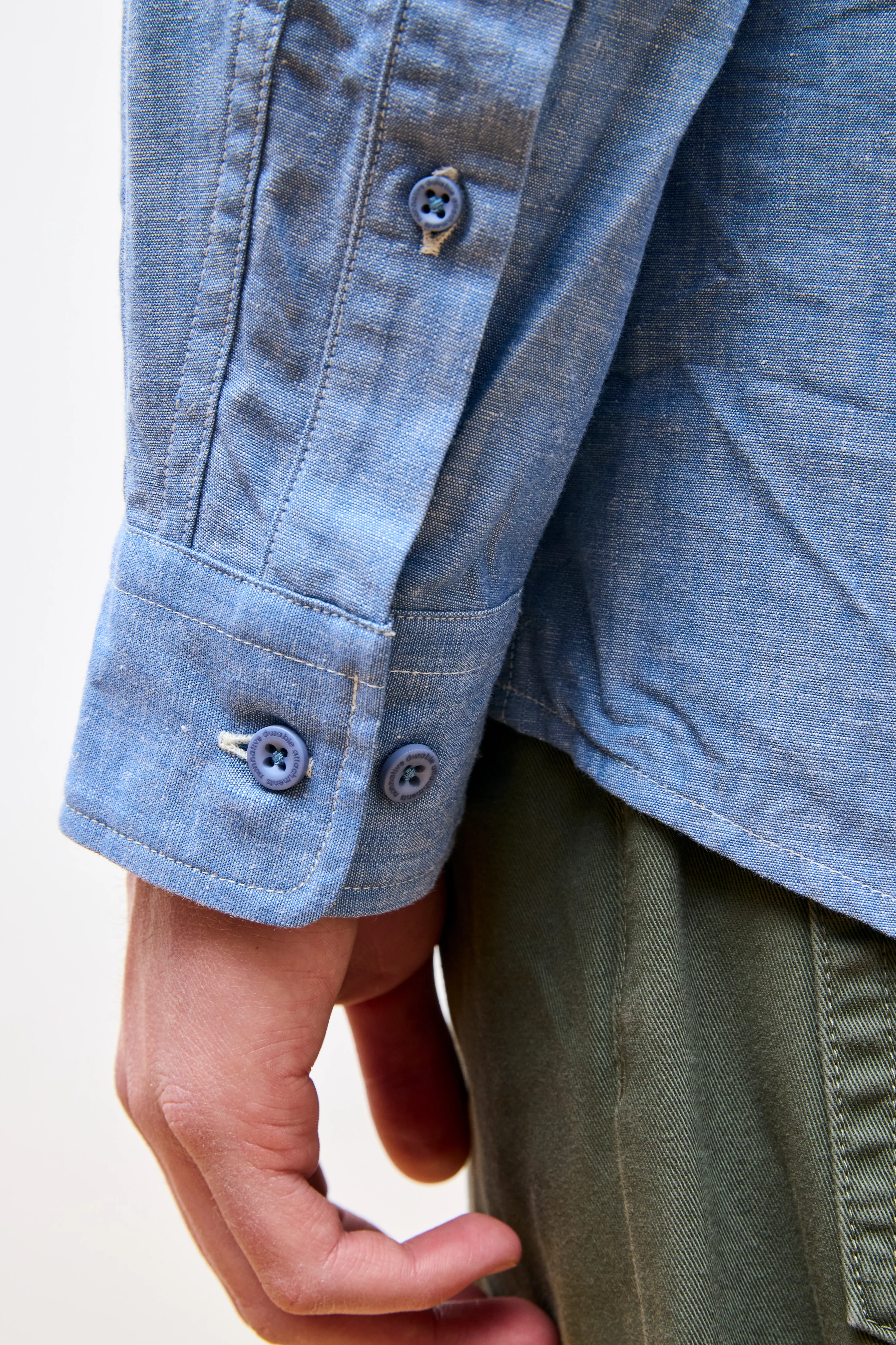 Dweller B.D. Shirt Sax Blue - Image 6