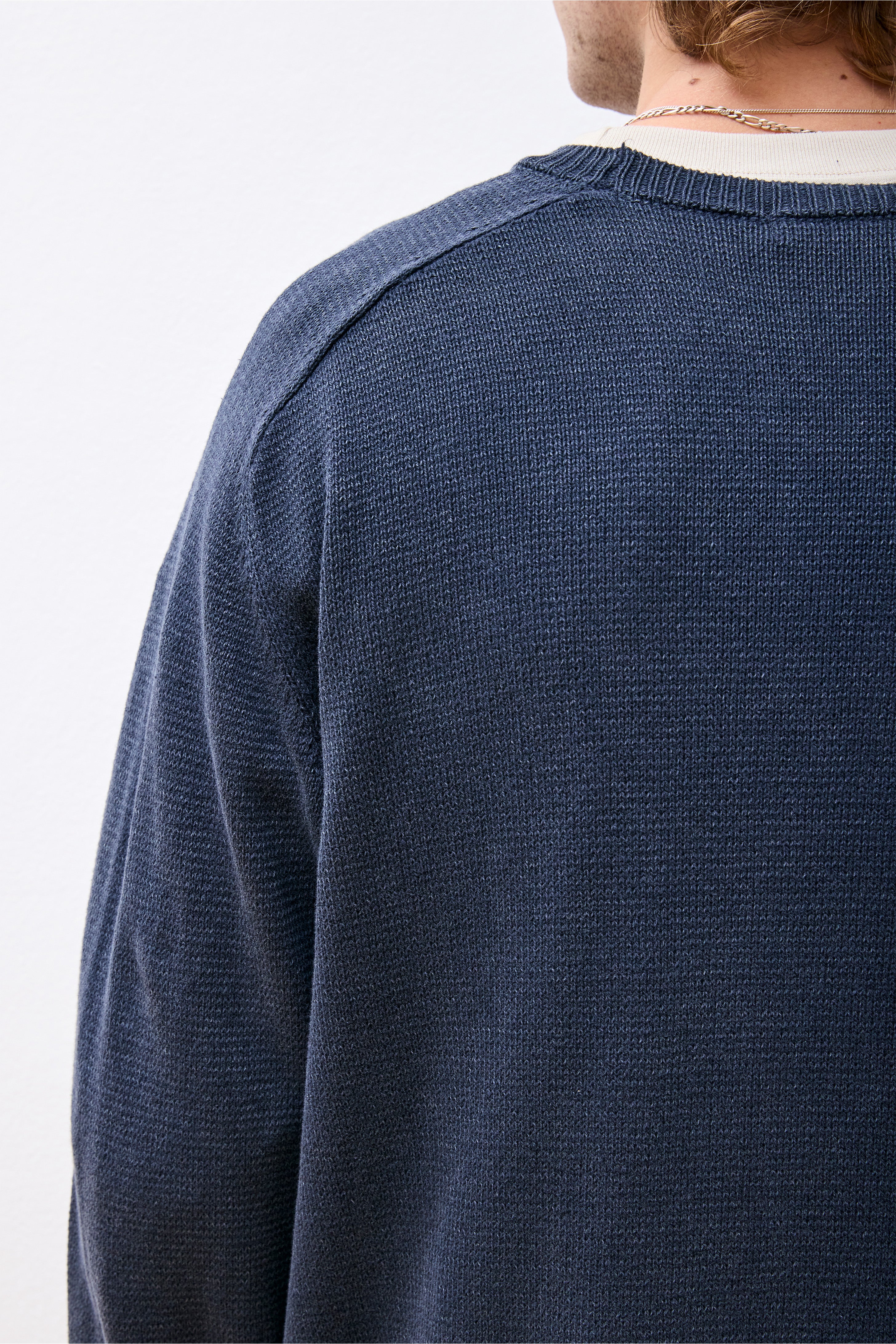 Dweller Sweater 
Cotton Yarn Dk. Navy - Image 6