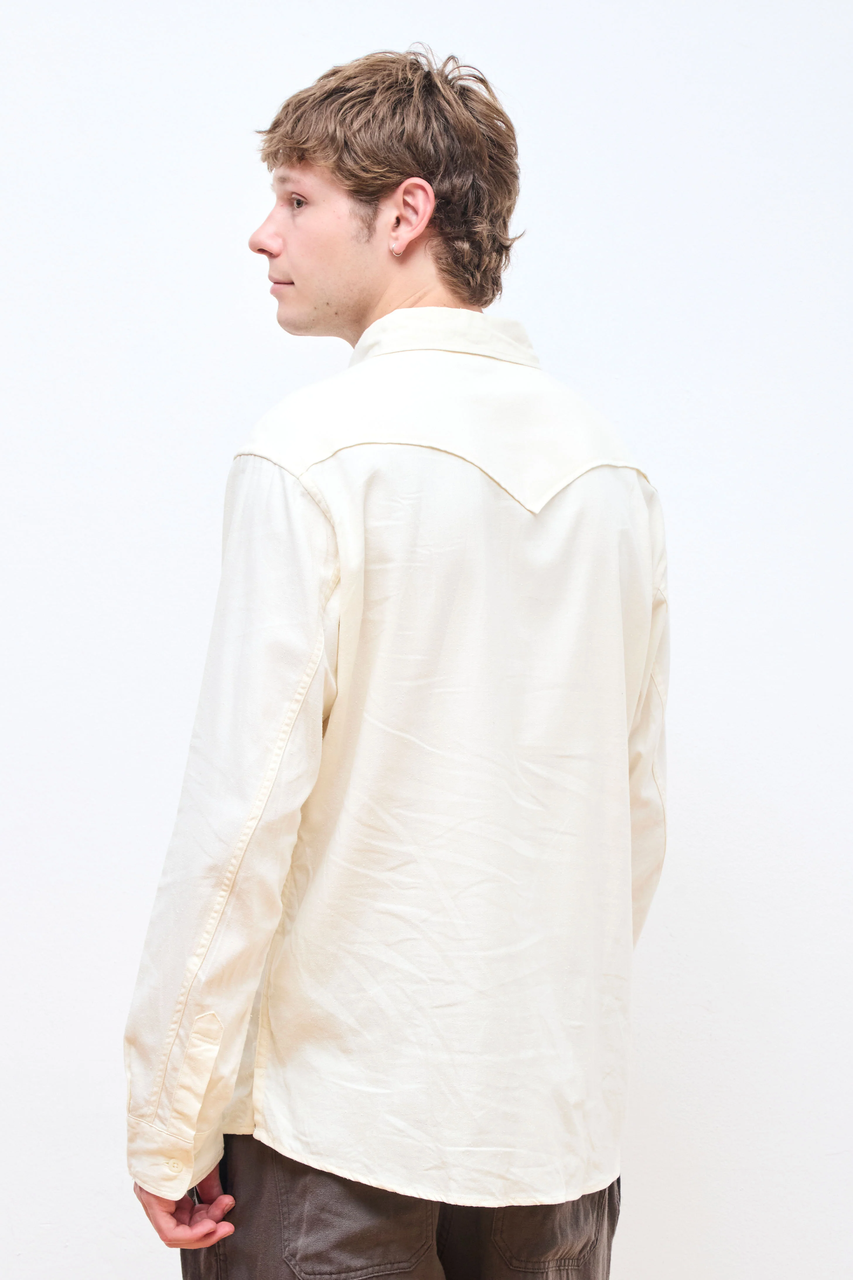Explorer Shirt Cotton Silk Off White - Image 5